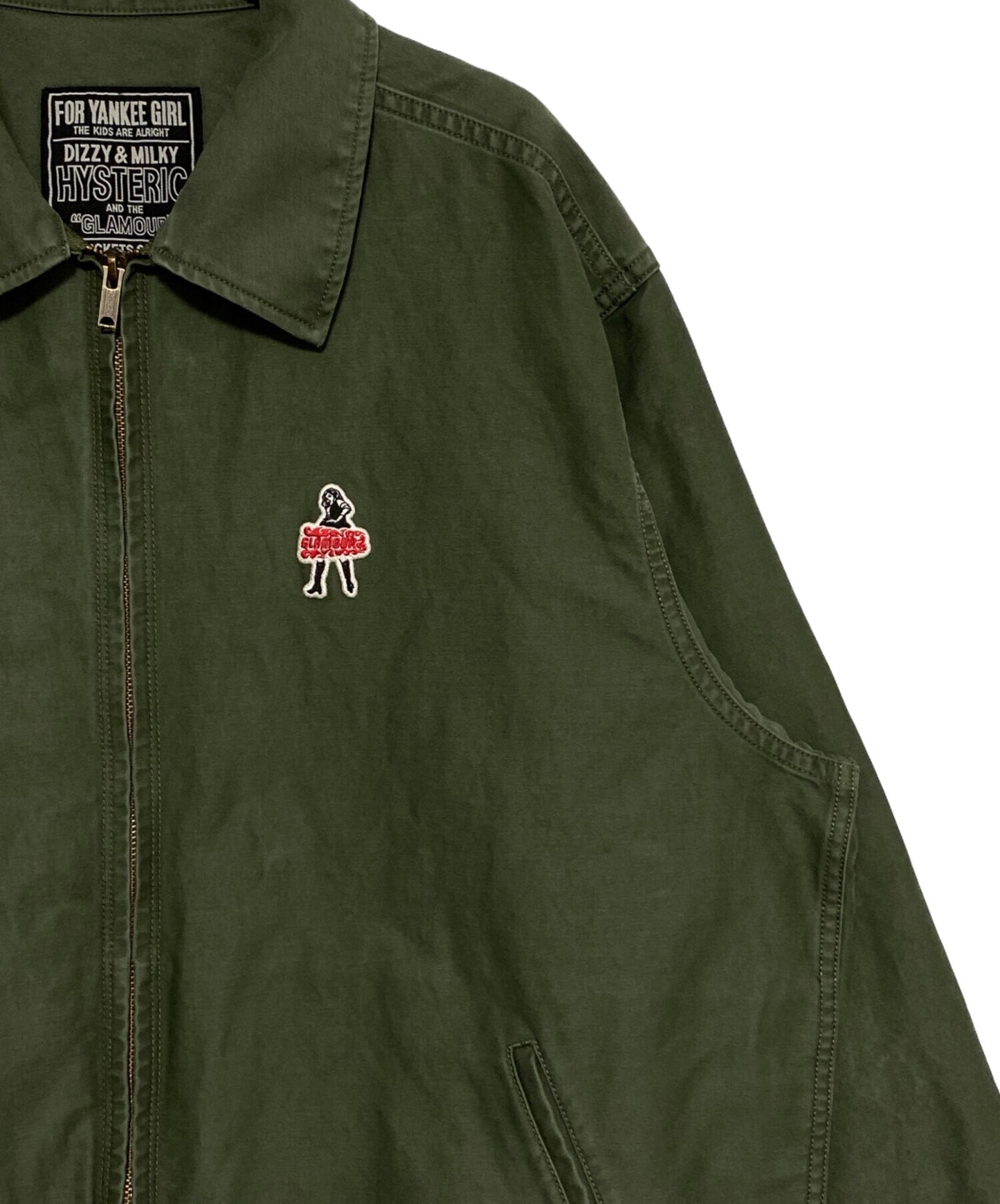 [Pre-owned] Hysteric Glamour VIXEN GIRL patch utility jacket 02243AB13