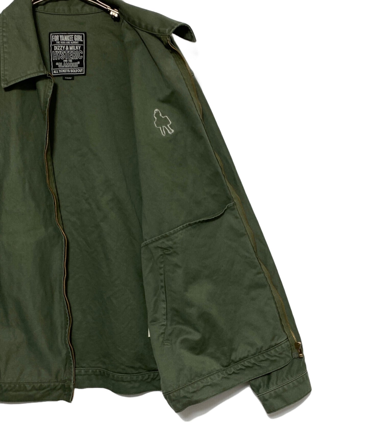 [Pre-owned] Hysteric Glamour VIXEN GIRL patch utility jacket 02243AB13