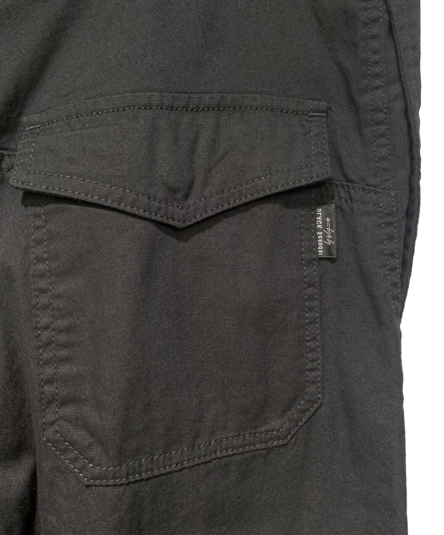 [Pre-owned] BLACK Scandal Yohji Yamamoto DRAWSTRING WORK PANTS HZ-P96-041-2-02
