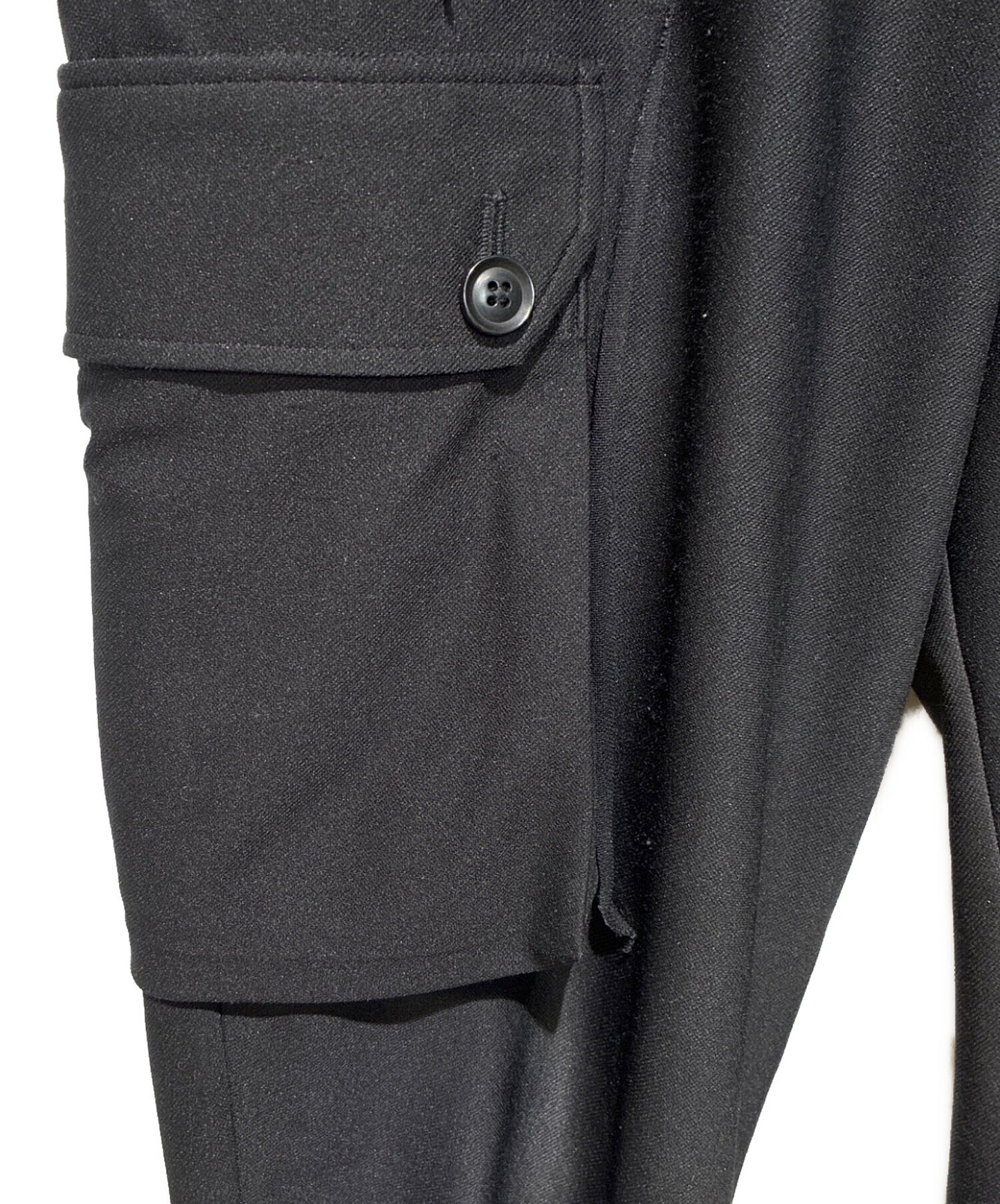 [Pre-owned] GROUND Y Jersey Twill Military Cargo Pants GN-P09-901