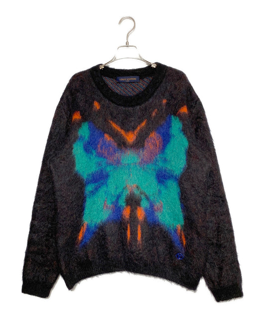 [Pre-owned] LOUIS VUITTON Butterfly mohair blend knit with butterfly motif RM231M NE5 HON11W