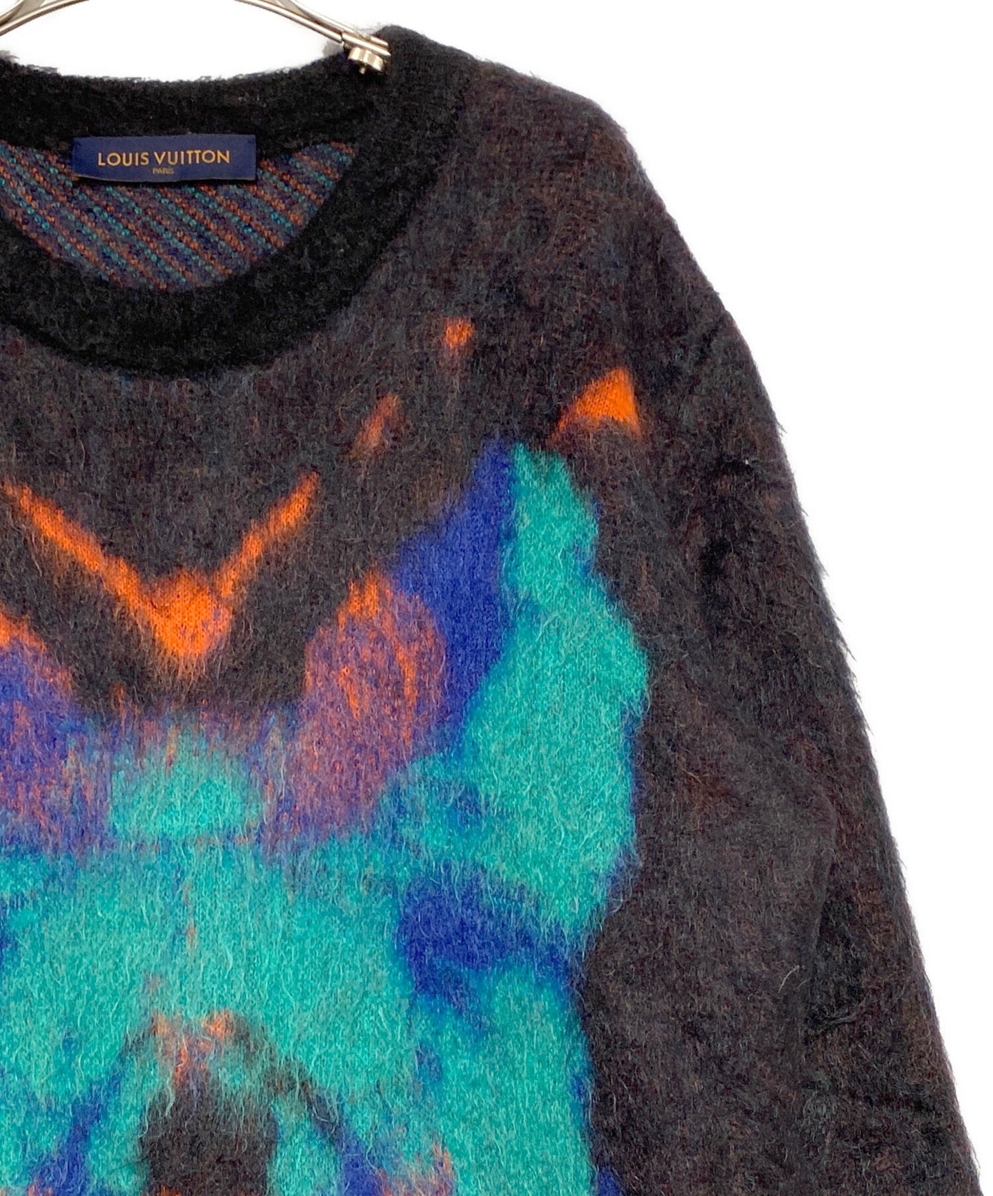 [Pre-owned] LOUIS VUITTON Butterfly mohair blend knit with butterfly motif RM231M NE5 HON11W