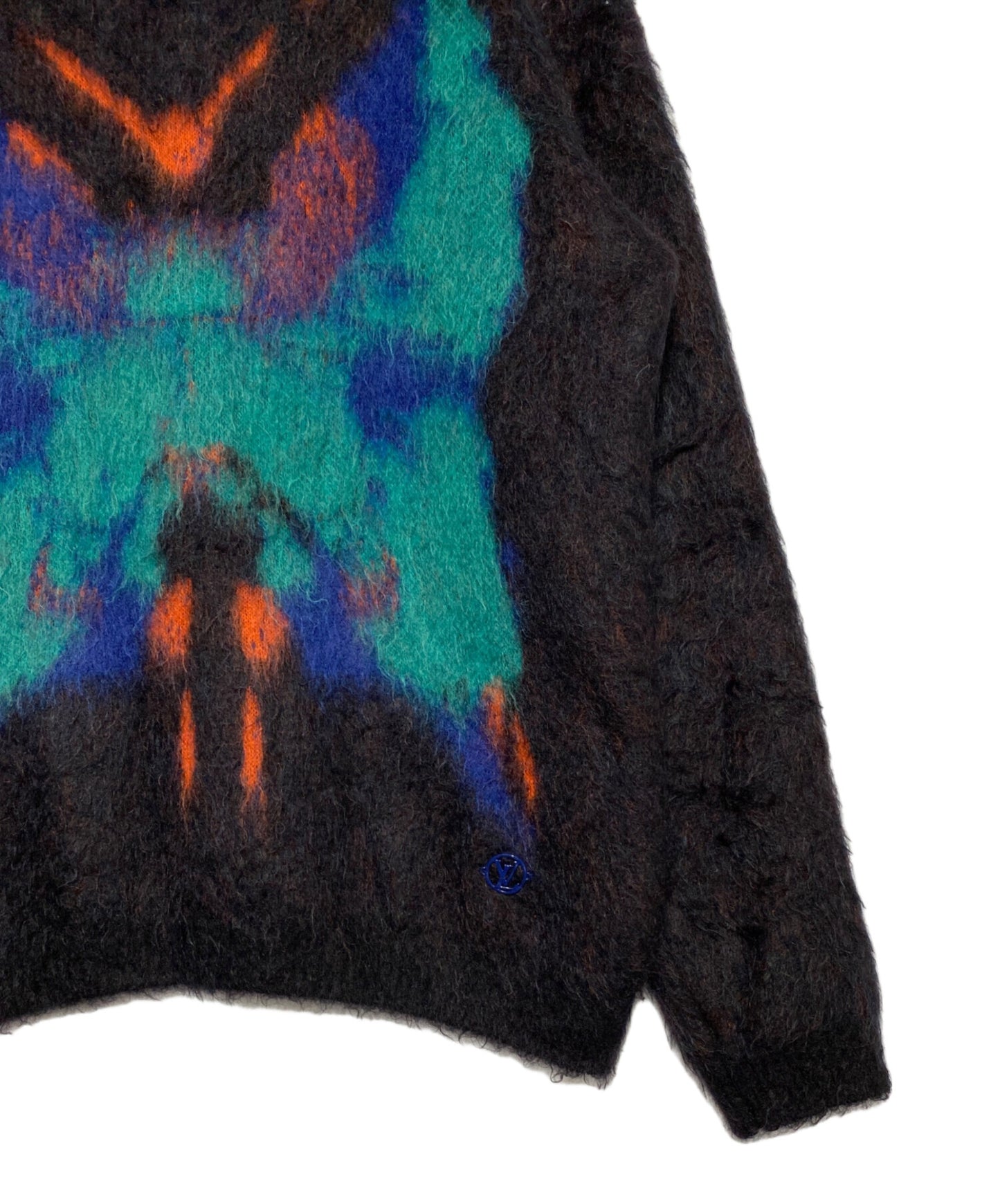 [Pre-owned] LOUIS VUITTON Butterfly mohair blend knit with butterfly motif RM231M NE5 HON11W