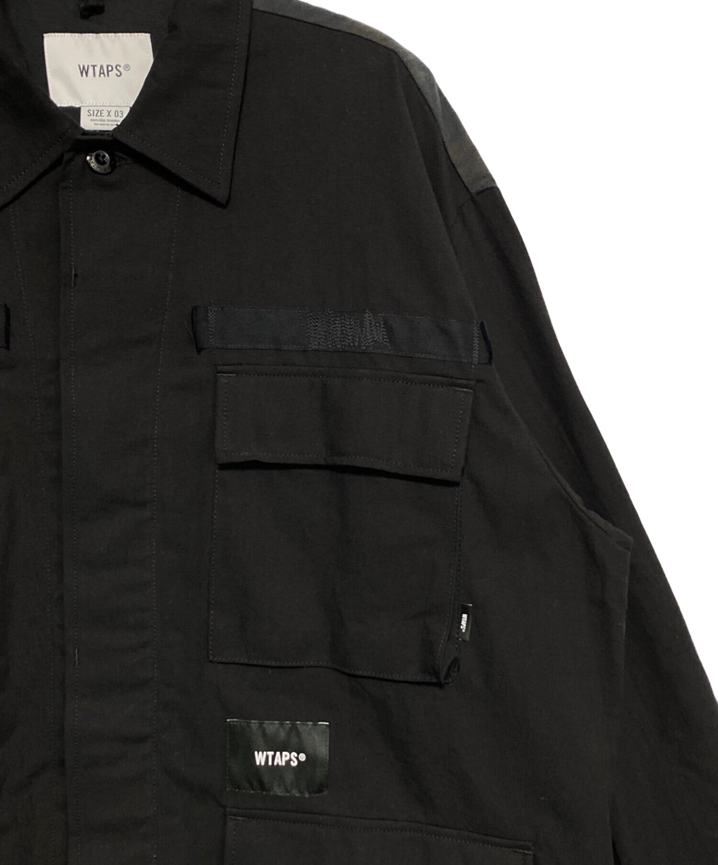 [Pre-owned] WTAPS VEINY / LS / COTTON 251WVDT-SHM03