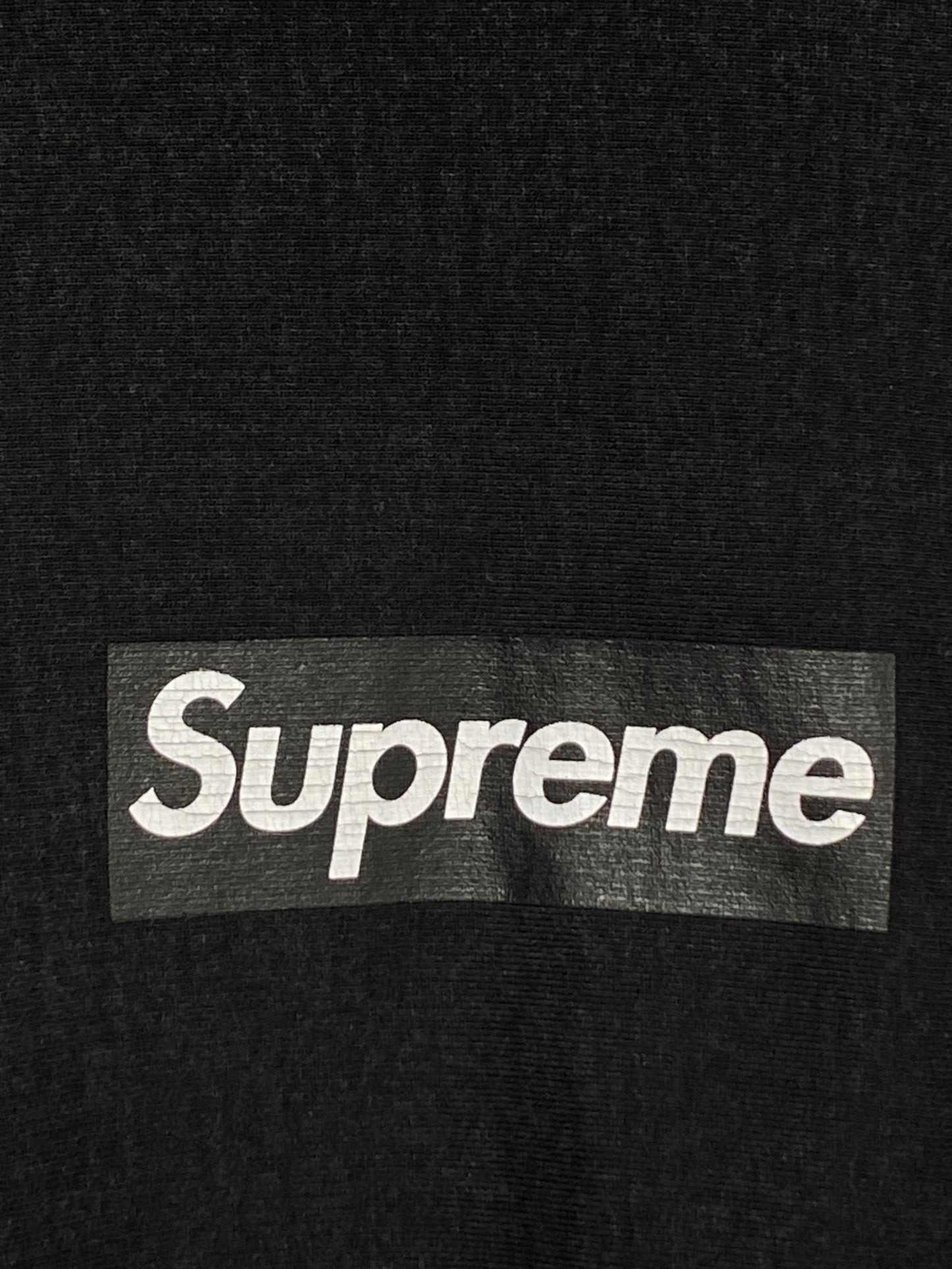 [Pre-owned] SUPREME Washed Box Logo Crewneck