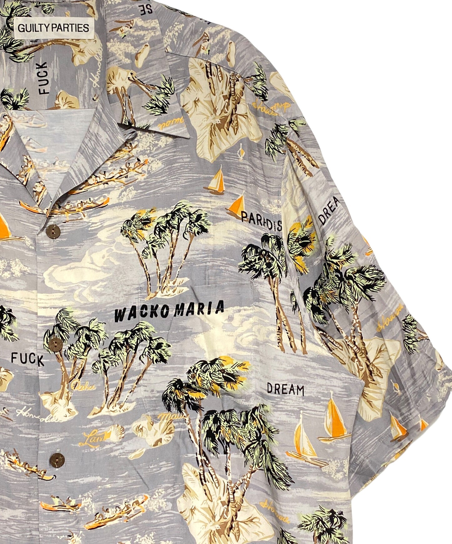 [Pre-owned] WACKO MARIA HAWAIIAN SHIRT S/S (TYPE-1) ( Hawaiian Shirt Short Sleeve )
