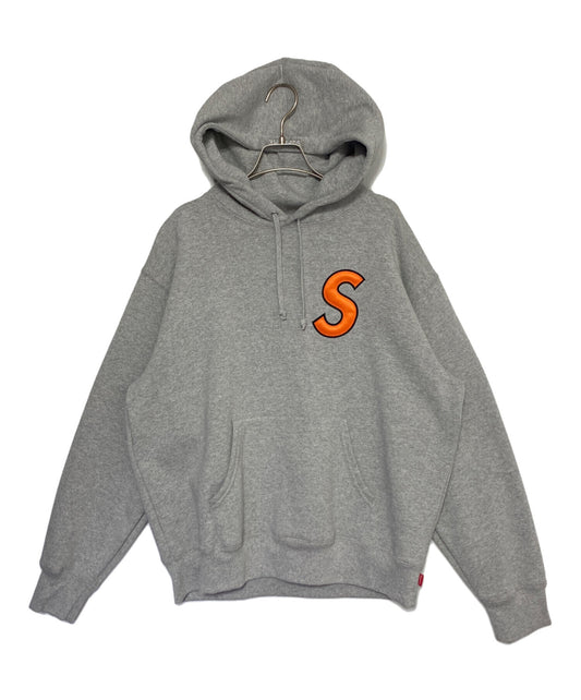 [Pre-owned] SUPREME S Logo Hooded Sweatshirt Heather