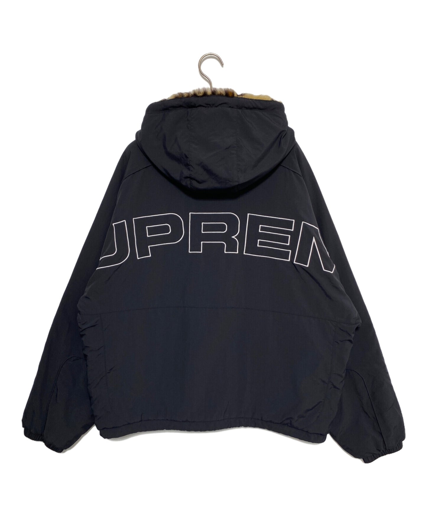[Pre-owned] SUPREME Faux Fur Reversible Hooded Track Jacket