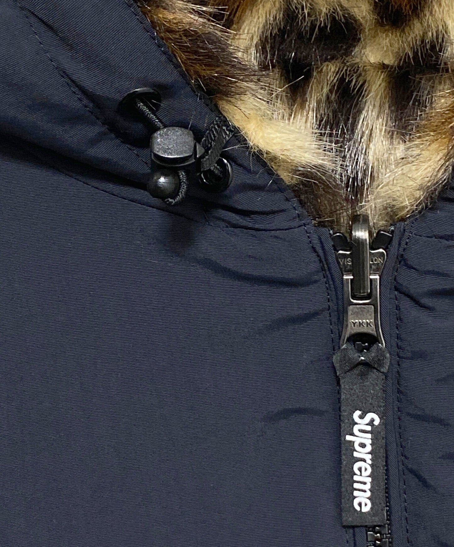 [Pre-owned] SUPREME Faux Fur Reversible Hooded Track Jacket