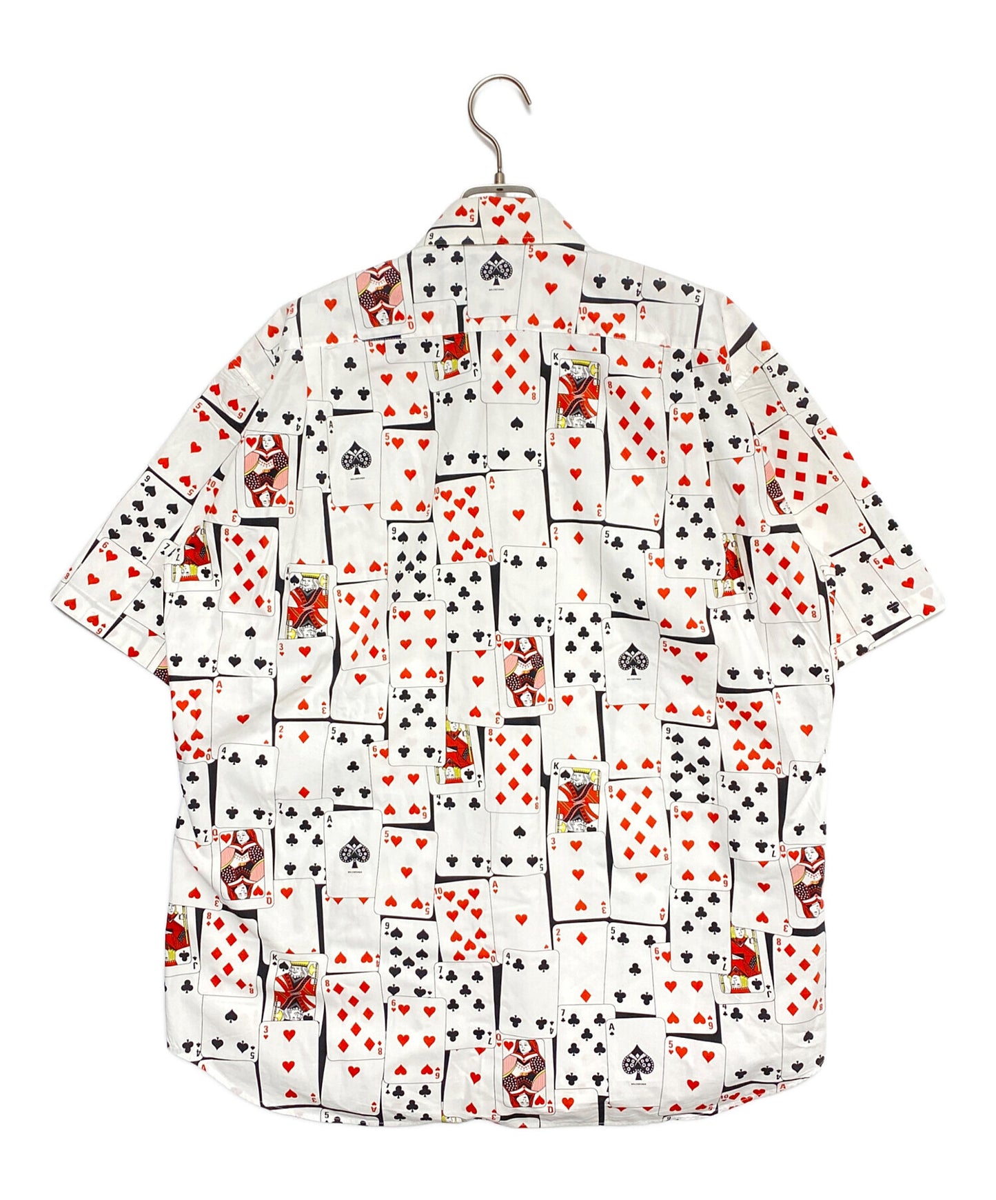 [Pre-owned] BALENCIAGA Trump Pattern Oversized Short-Sleeved Shirt 571445 TEL46