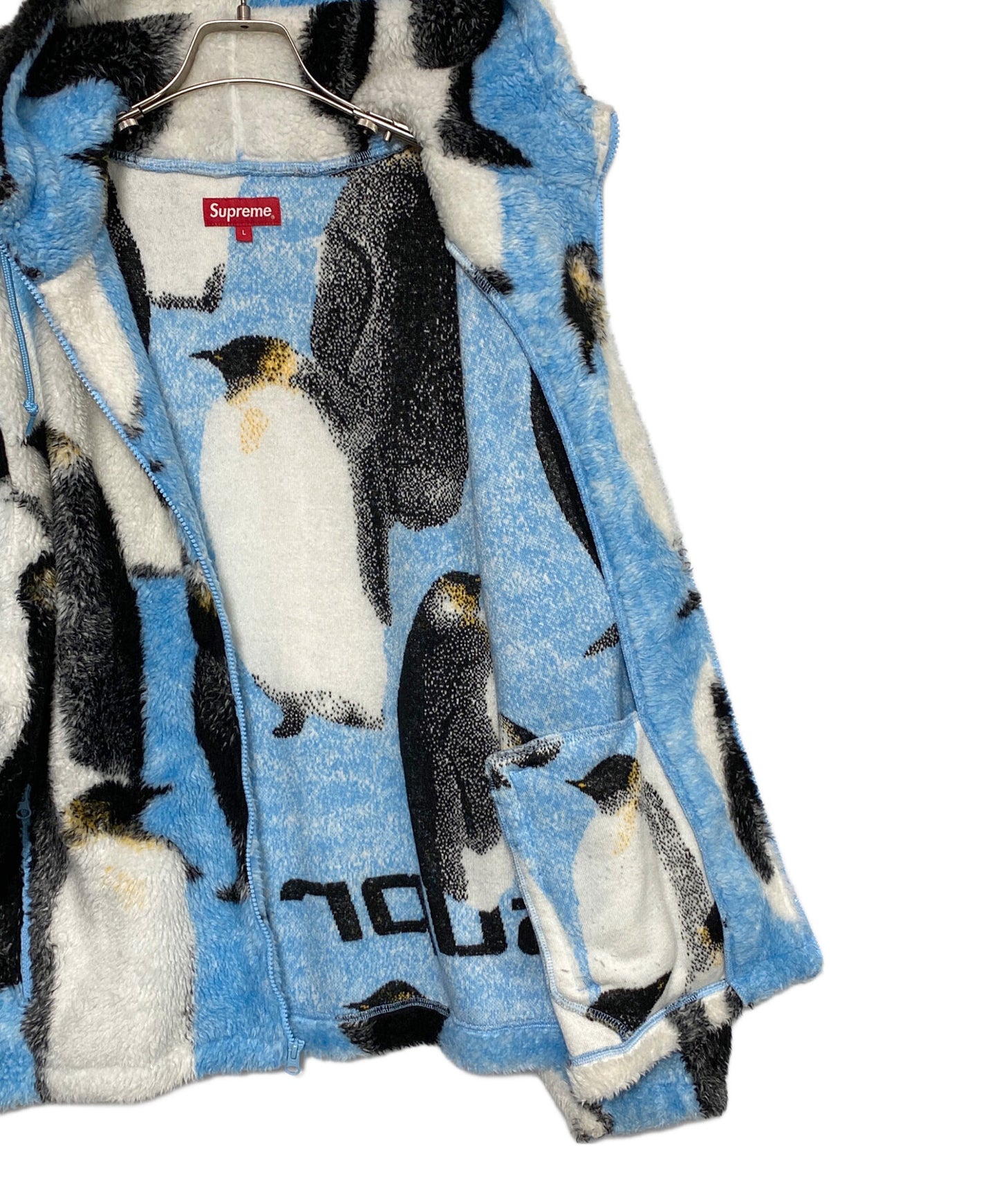 [Pre-owned] SUPREME Penguins Hooded Fleece Jacket