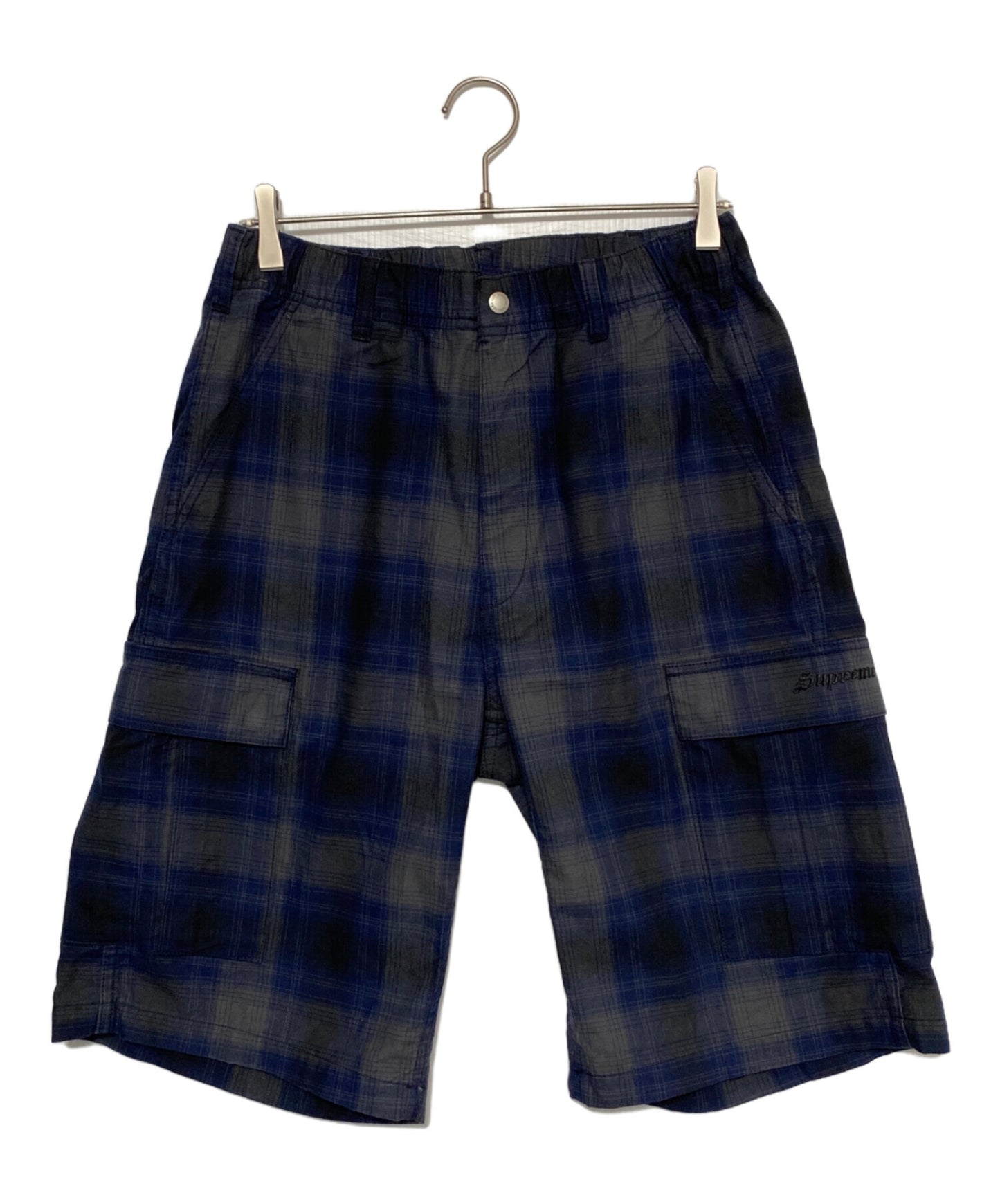 [Pre-owned] SUPREME Shadow Plaid Cargo Short