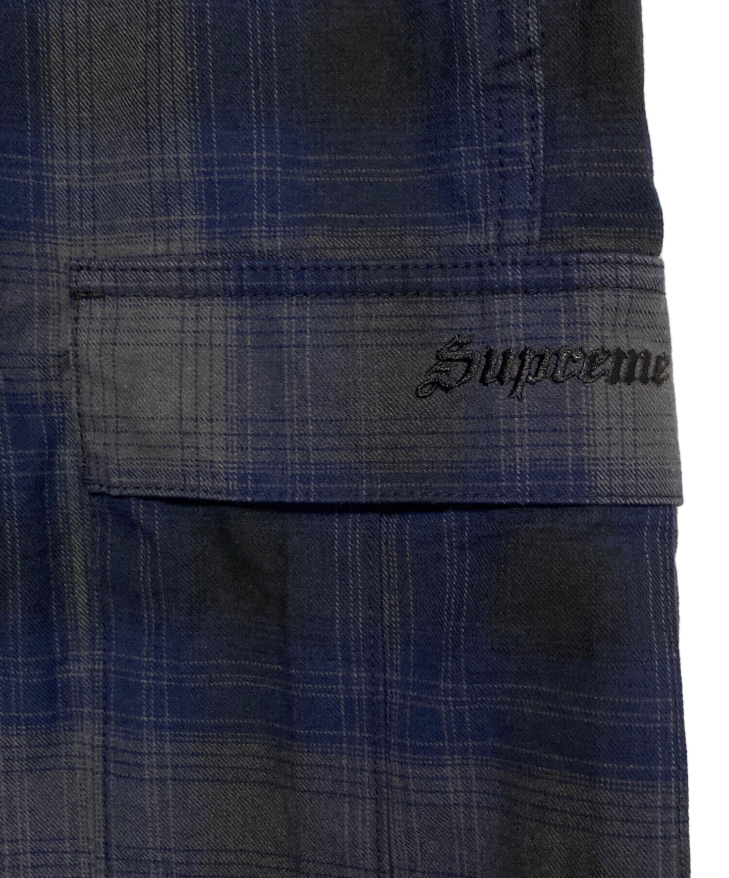 [Pre-owned] SUPREME Shadow Plaid Cargo Short