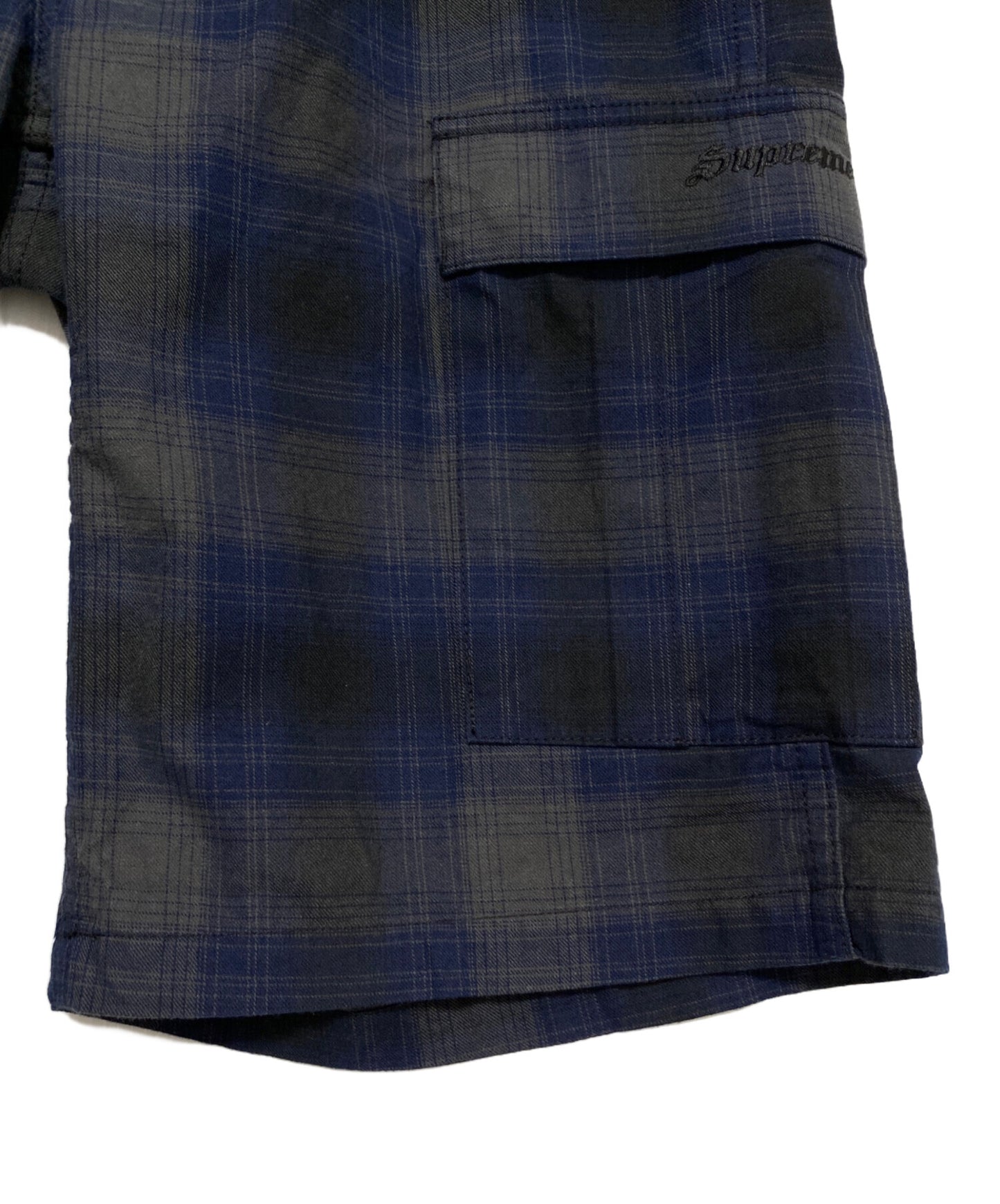 [Pre-owned] SUPREME Shadow Plaid Cargo Short