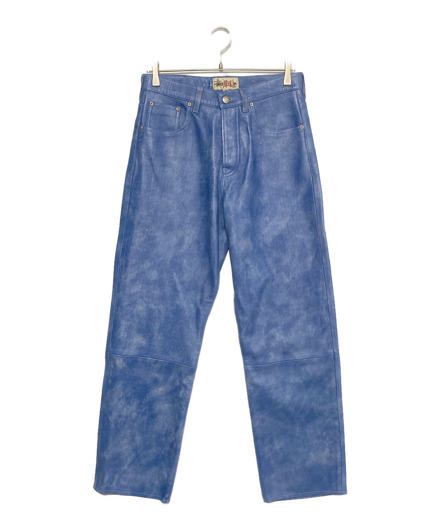 [Pre-owned] stussy BIG OL'JEAN STONEWASHED LEATHER ( Big Ol' Jeans Stonewashed Leather ) 116651