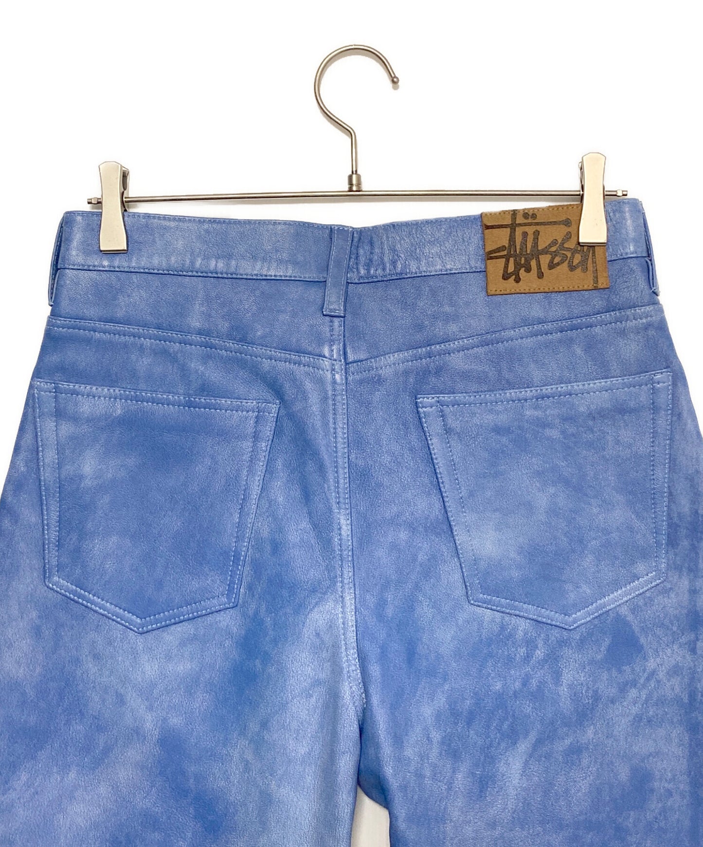 [Pre-owned] stussy BIG OL'JEAN STONEWASHED LEATHER ( Big Ol' Jeans Stonewashed Leather ) 116651