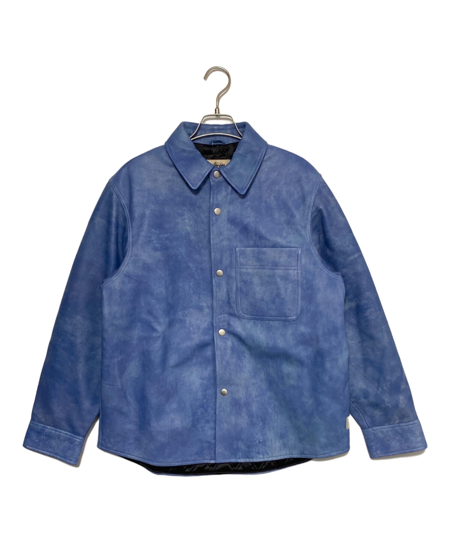[Pre-owned] stussy LEATHER OVERSHIRT ( Leather Overshirt ) 1110314