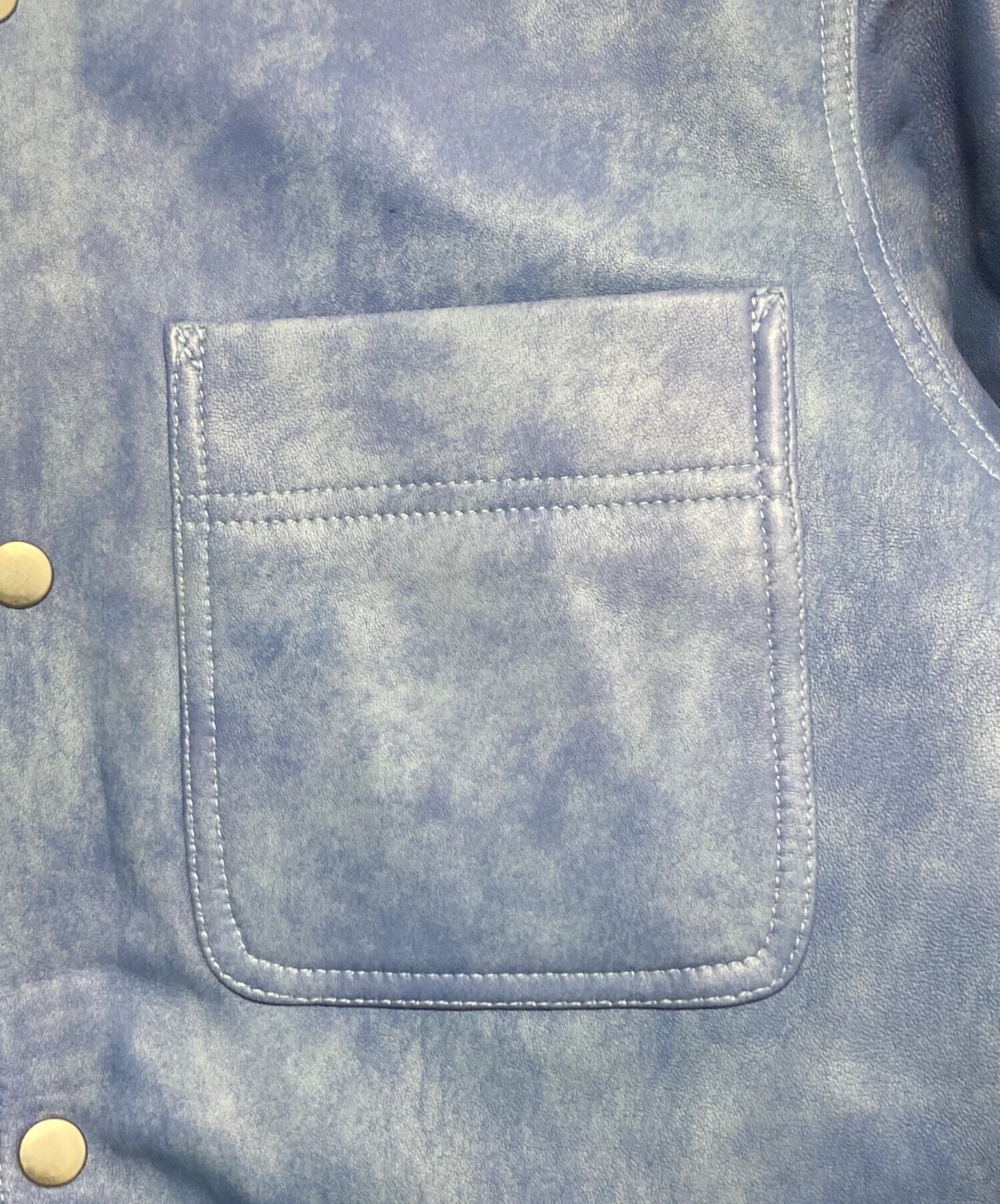 [Pre-owned] stussy LEATHER OVERSHIRT ( Leather Overshirt ) 1110314