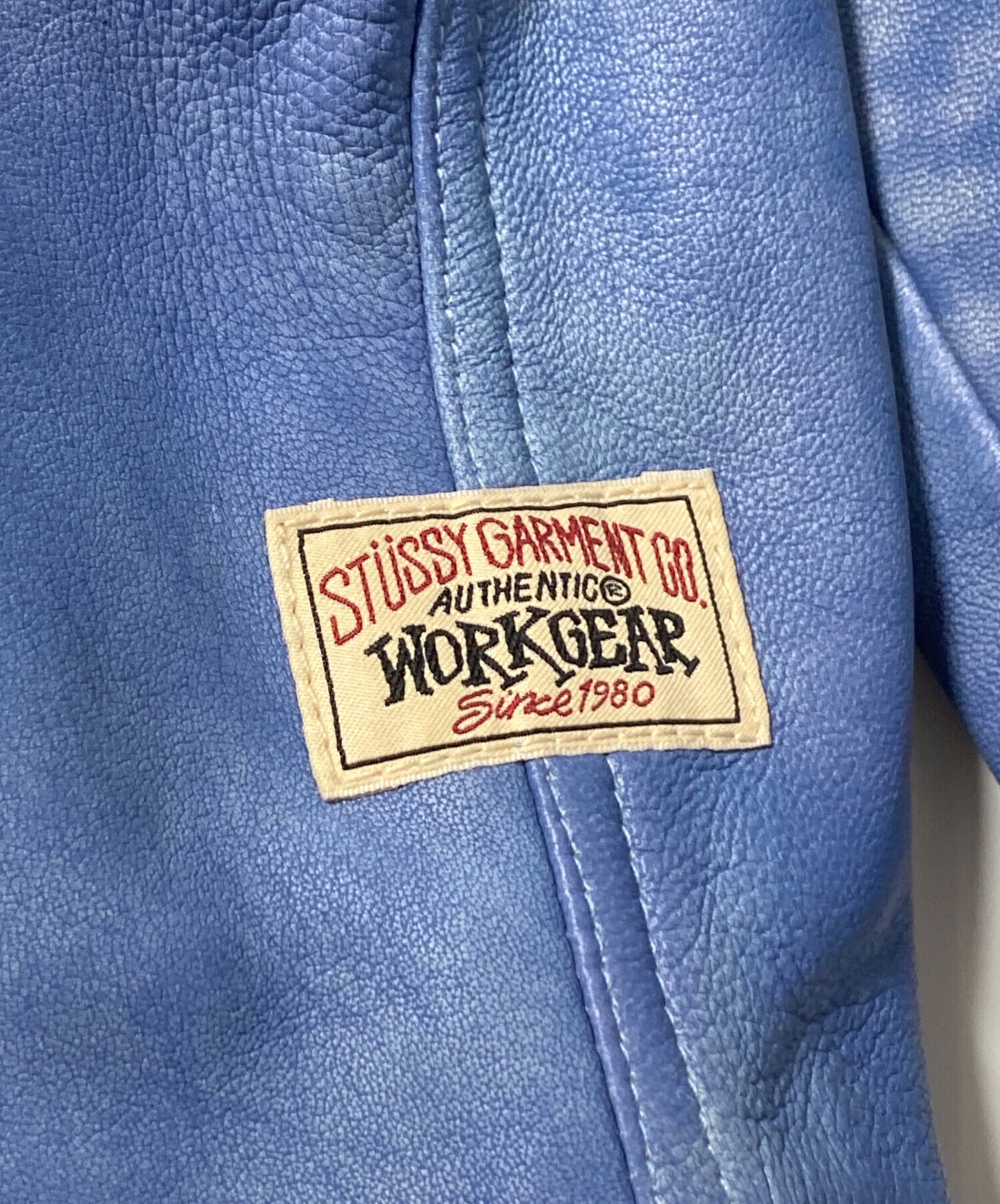 [Pre-owned] stussy LEATHER OVERSHIRT ( Leather Overshirt ) 1110314