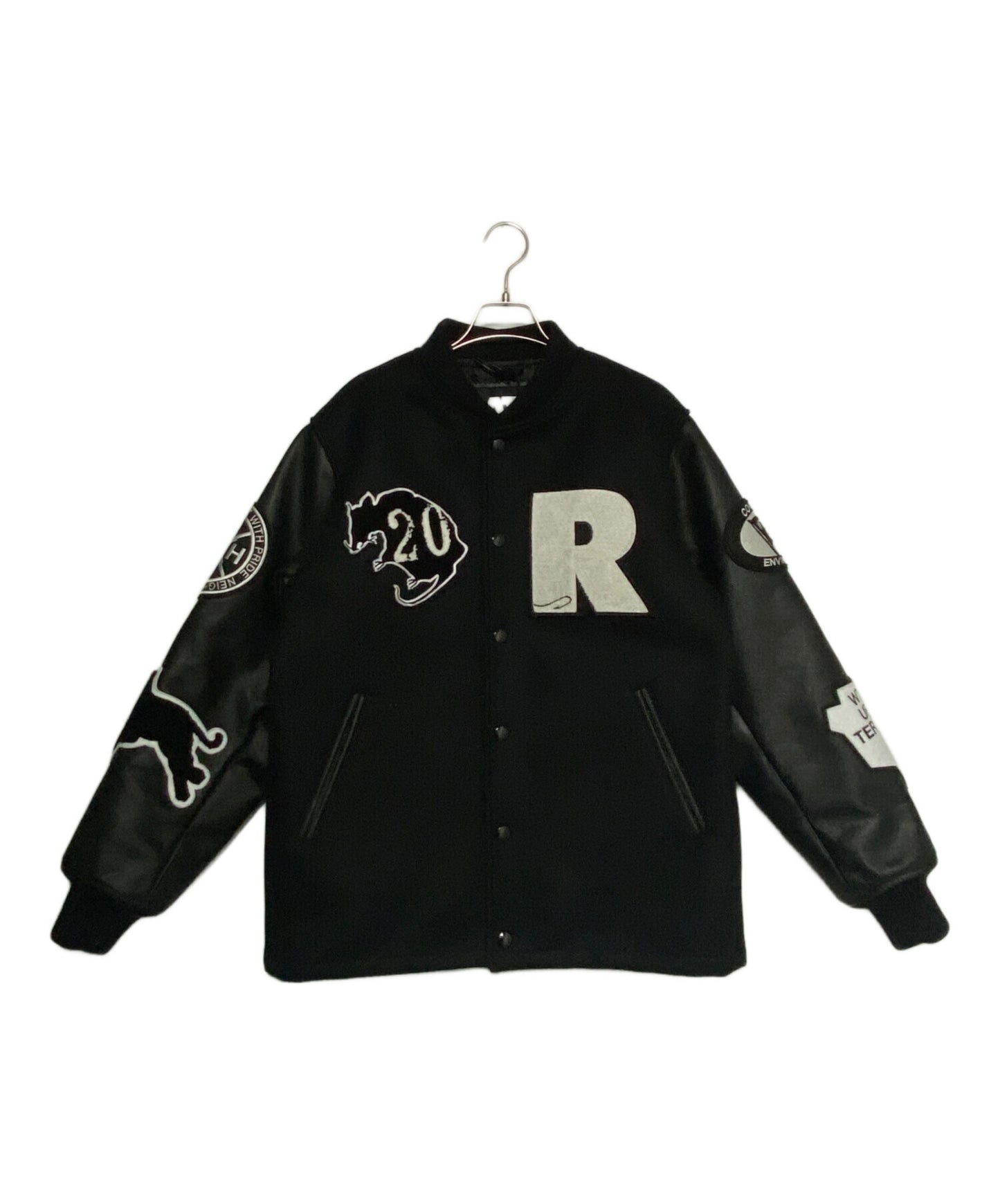 [Pre-owned] NEIGHBORHOOD Melton Combination Jacket 25' SP J-0102