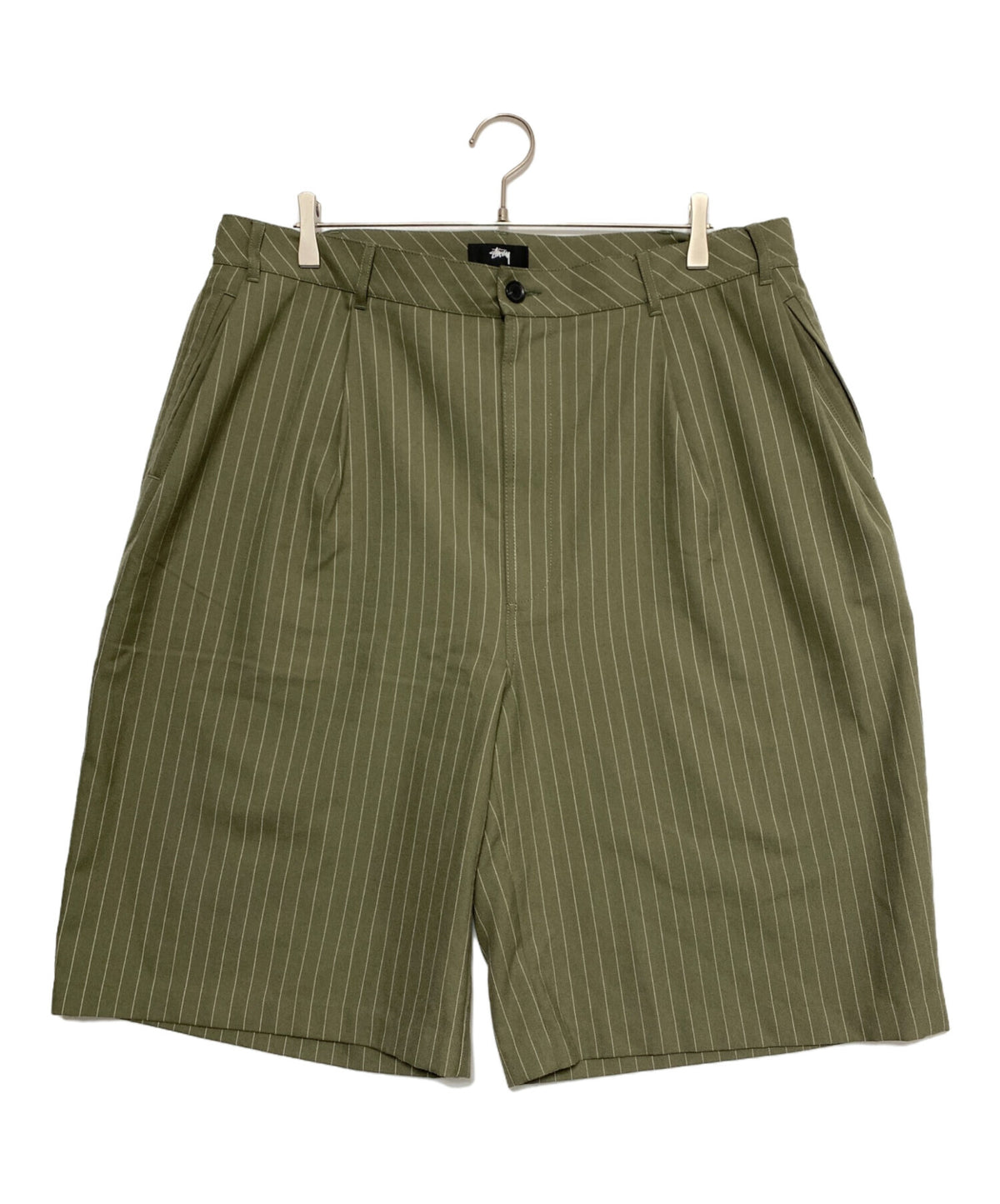 [Pre-owned] stussy VOLUME PLEATED SHORT STRIPE 112312