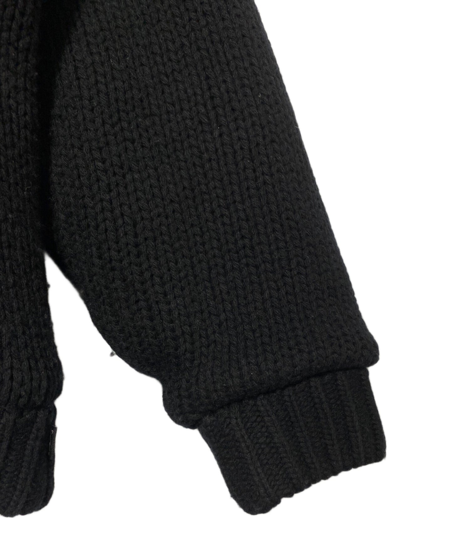 [Pre-owned] SUPREME Faux Shearling Lined Zip Up Hooded Sweater