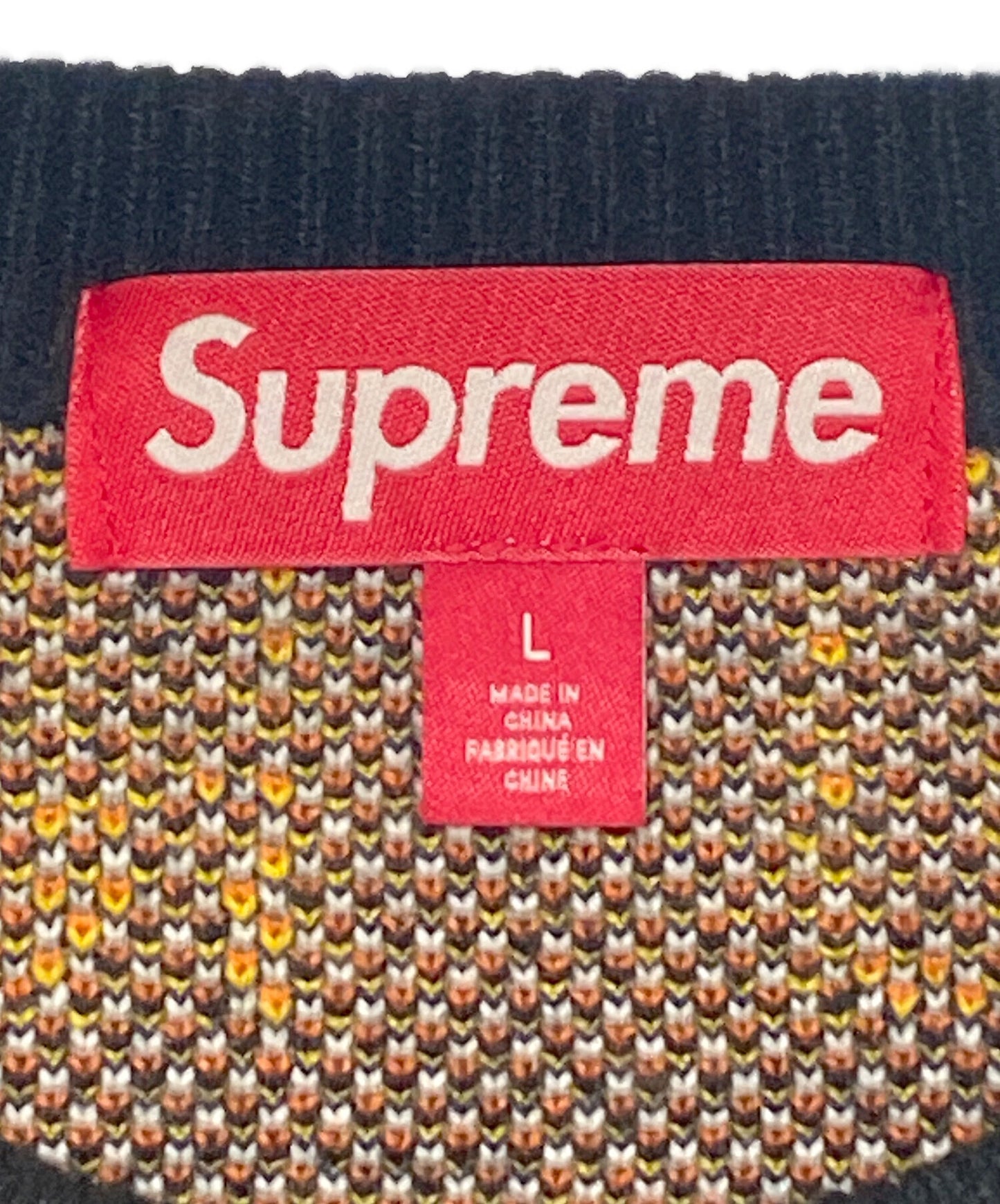 [Pre-owned] SUPREME License Plate Sweater