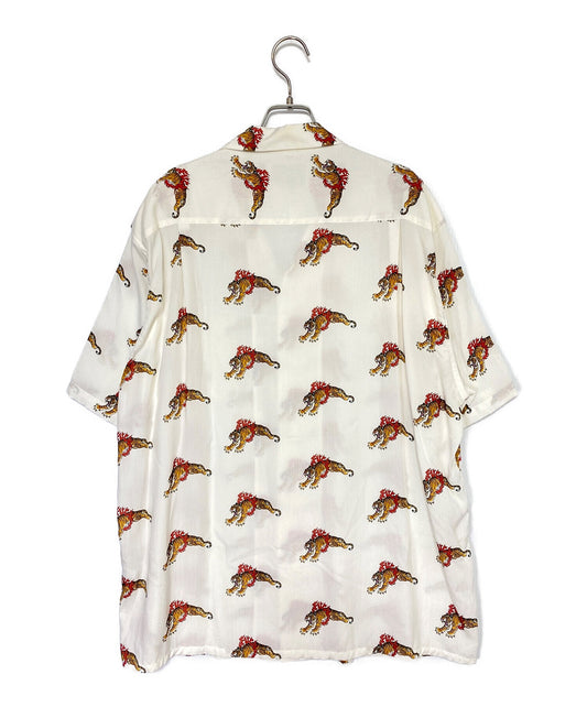 [Pre-owned] WACKO MARIA Hawaiian shirt with tiger pattern