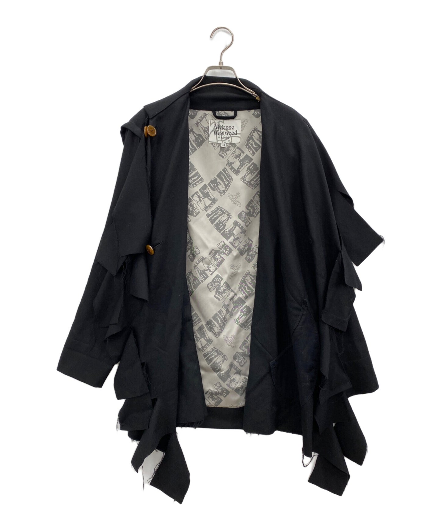 [Pre-owned] Vivienne Westwood man Cutoff Ethnic Short Cape Jacket VW-W1-88698