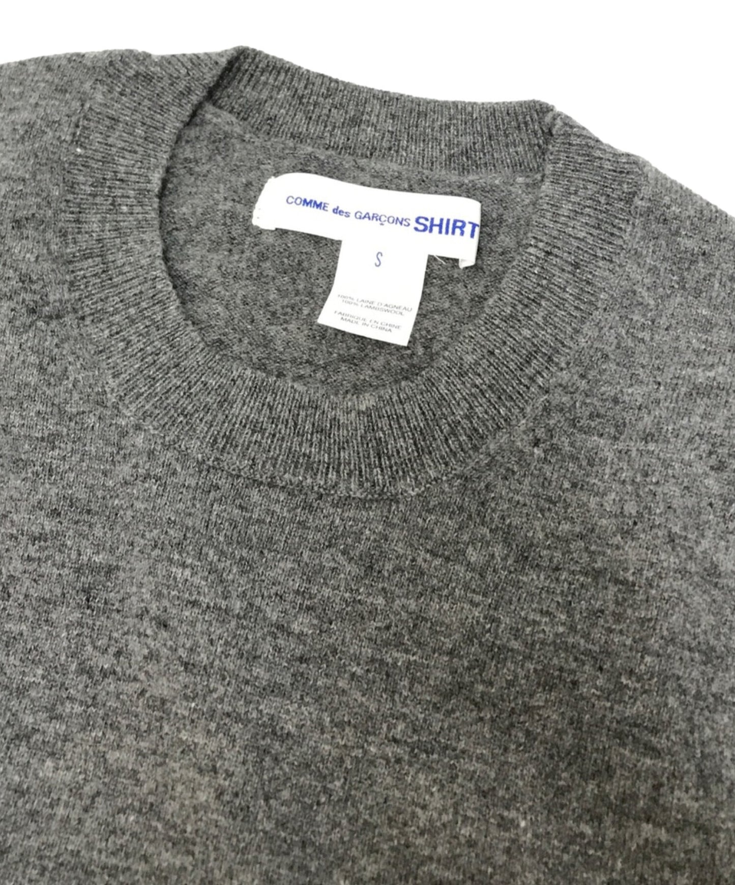 [Pre-owned] COMME des GARCONS SHIRT Forever Round Neck Pullover Knit FZ-N108