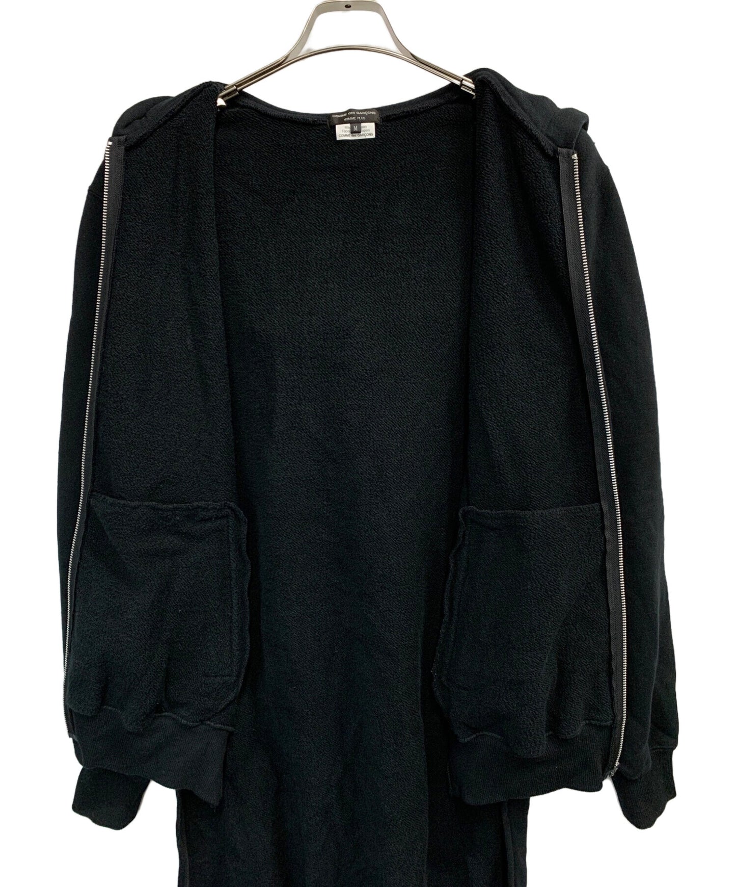 [Pre-owned] COMME des GARCONS HOMME PLUS Side Zip Long Hoodie PG-T030