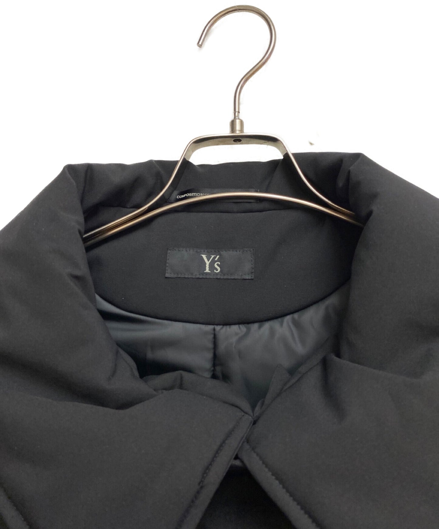 [Pre-owned] Y's 23-24AW TYPEWRITER POLYESTER CAPE COAT YJ-C03-900-3