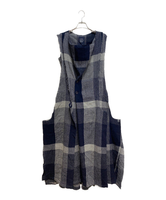 [Pre-owned] LIMI feu 23AW PLAID PATTERN DECONSTRUCTED DRESS LJ-D14-128-1