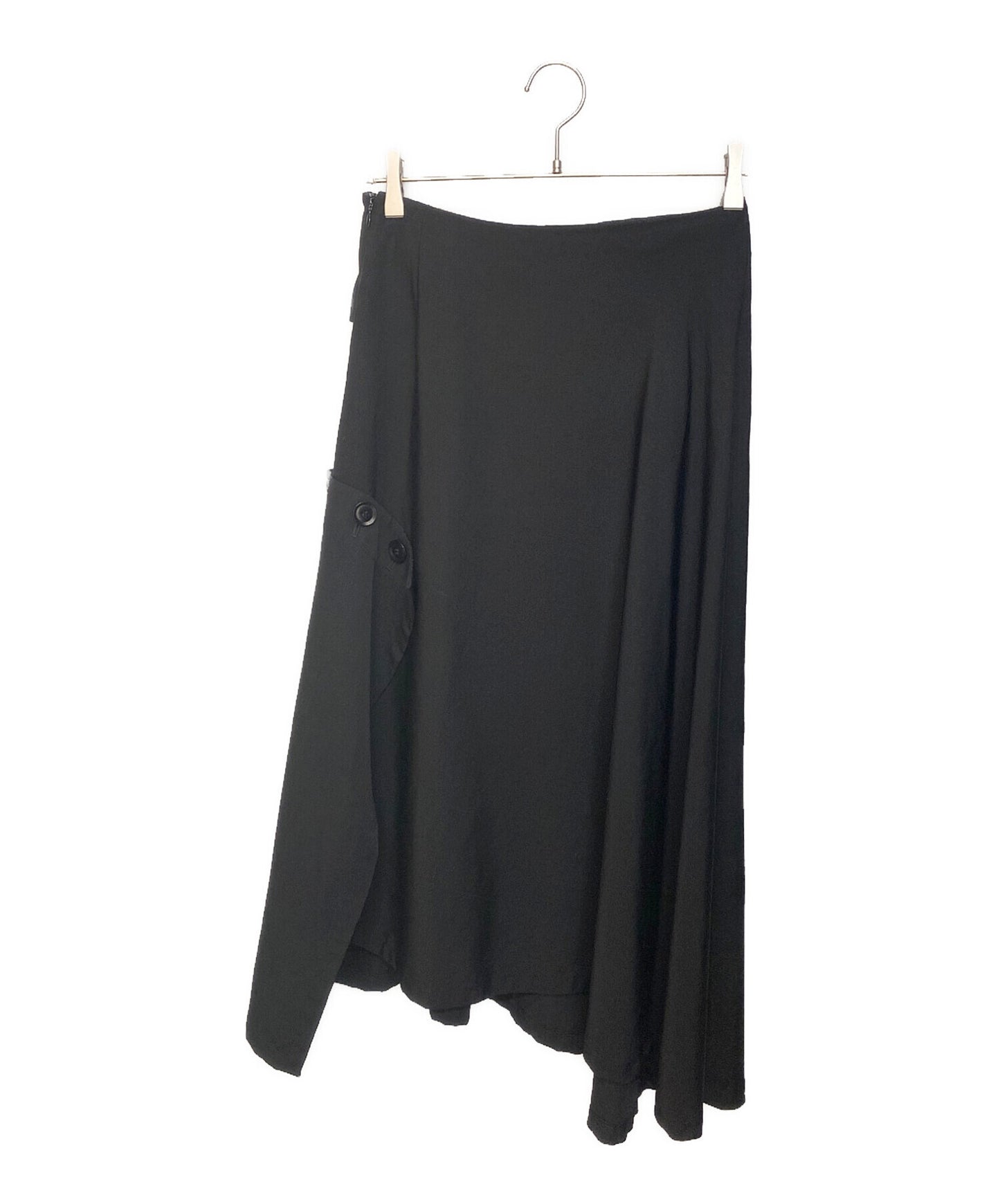 [Pre-owned] Y's Wool gabardine design skirt YC-S1-100