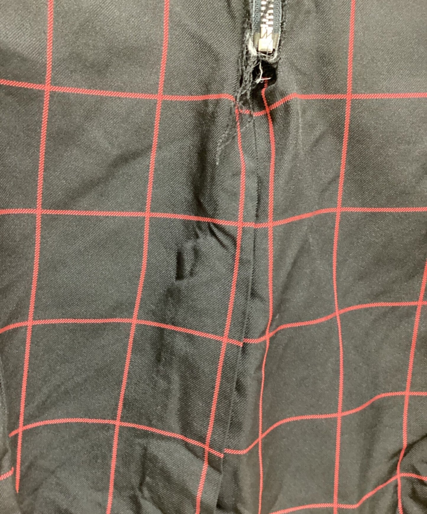 [Pre-owned] BLACK COMME des GARCONS 23AW Back zip check jacket 1L-J001