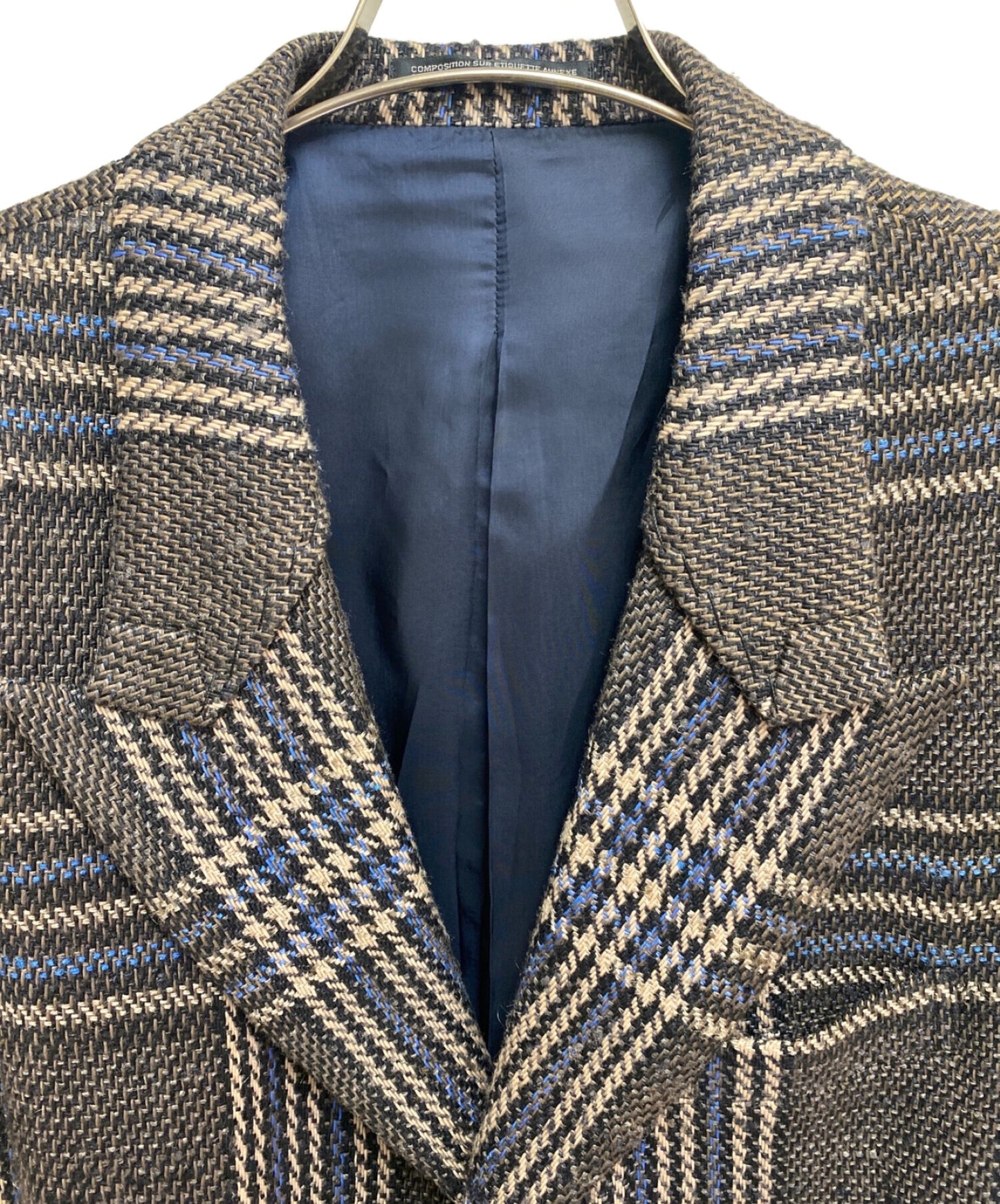 [Pre-owned] Yohji Yamamoto pour homme INDIAN PLAID PEAK LAPEL JACKET HJ-J51-011