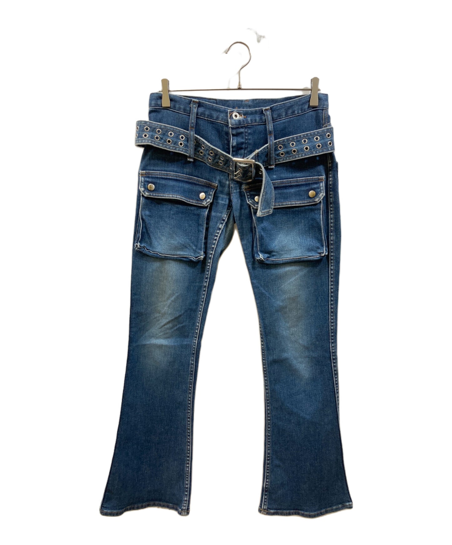 [Pre-owned] Hysteric Glamour Belt design flared denim pants