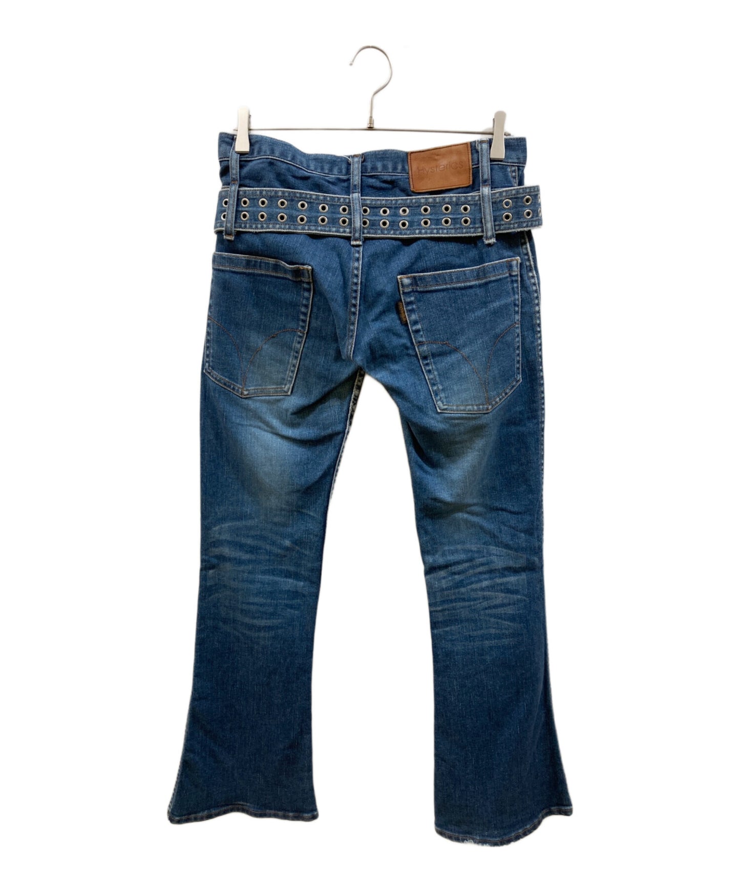 [Pre-owned] Hysteric Glamour Belt design flared denim pants