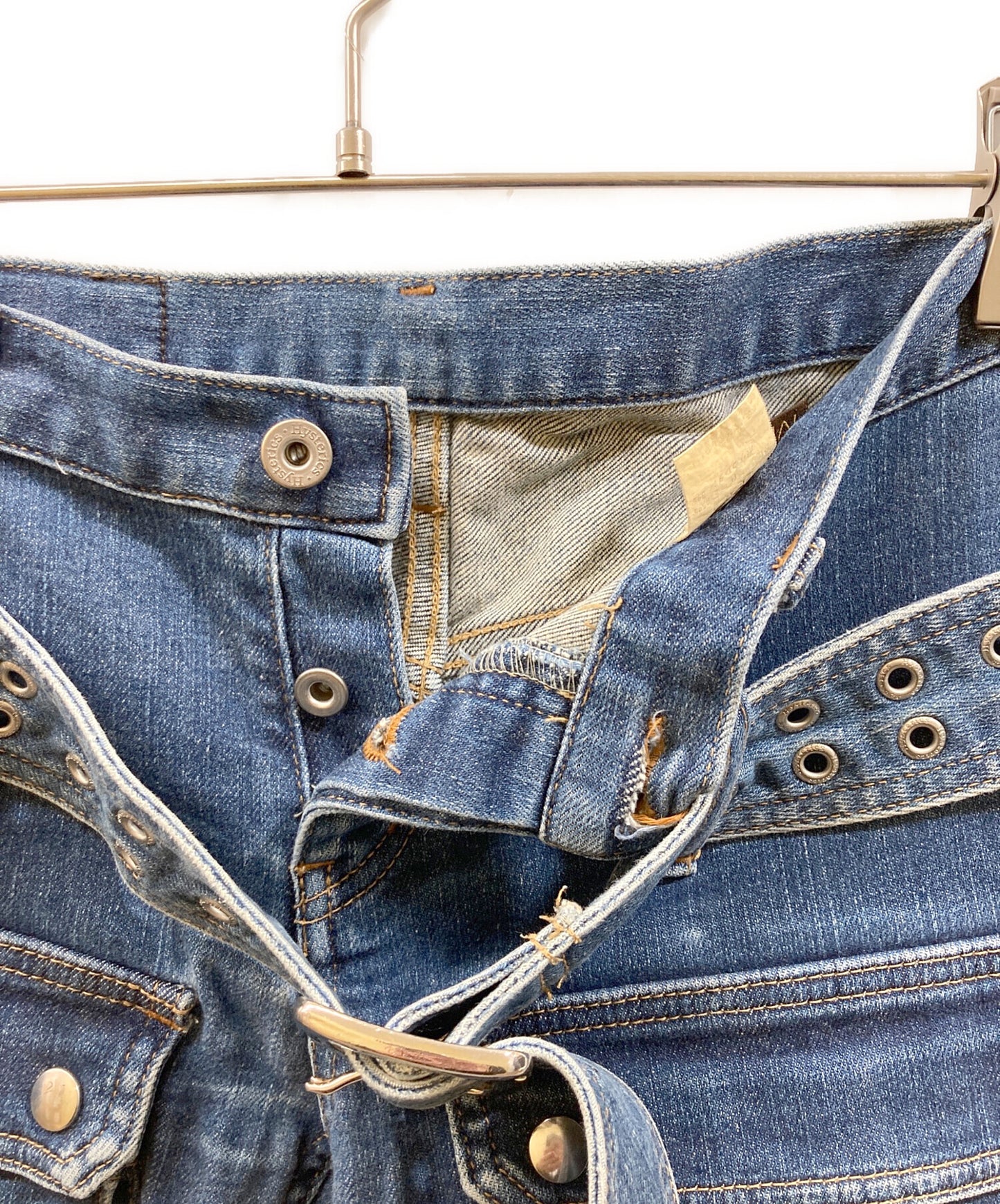 [Pre-owned] Hysteric Glamour Belt design flared denim pants