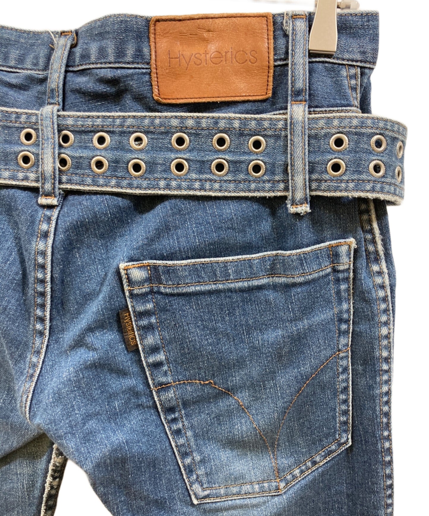 [Pre-owned] Hysteric Glamour Belt design flared denim pants