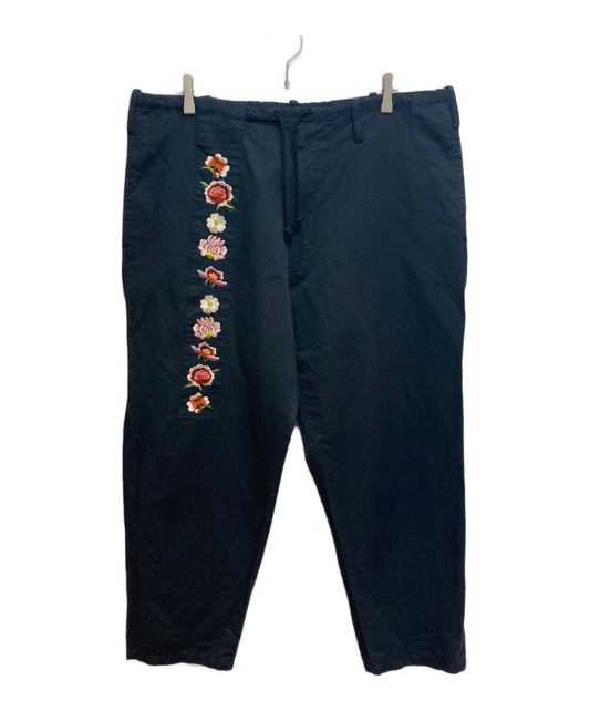 [Pre-owned] Yohji Yamamoto pour homme Flower Embroidery String Pants HU-P01-003