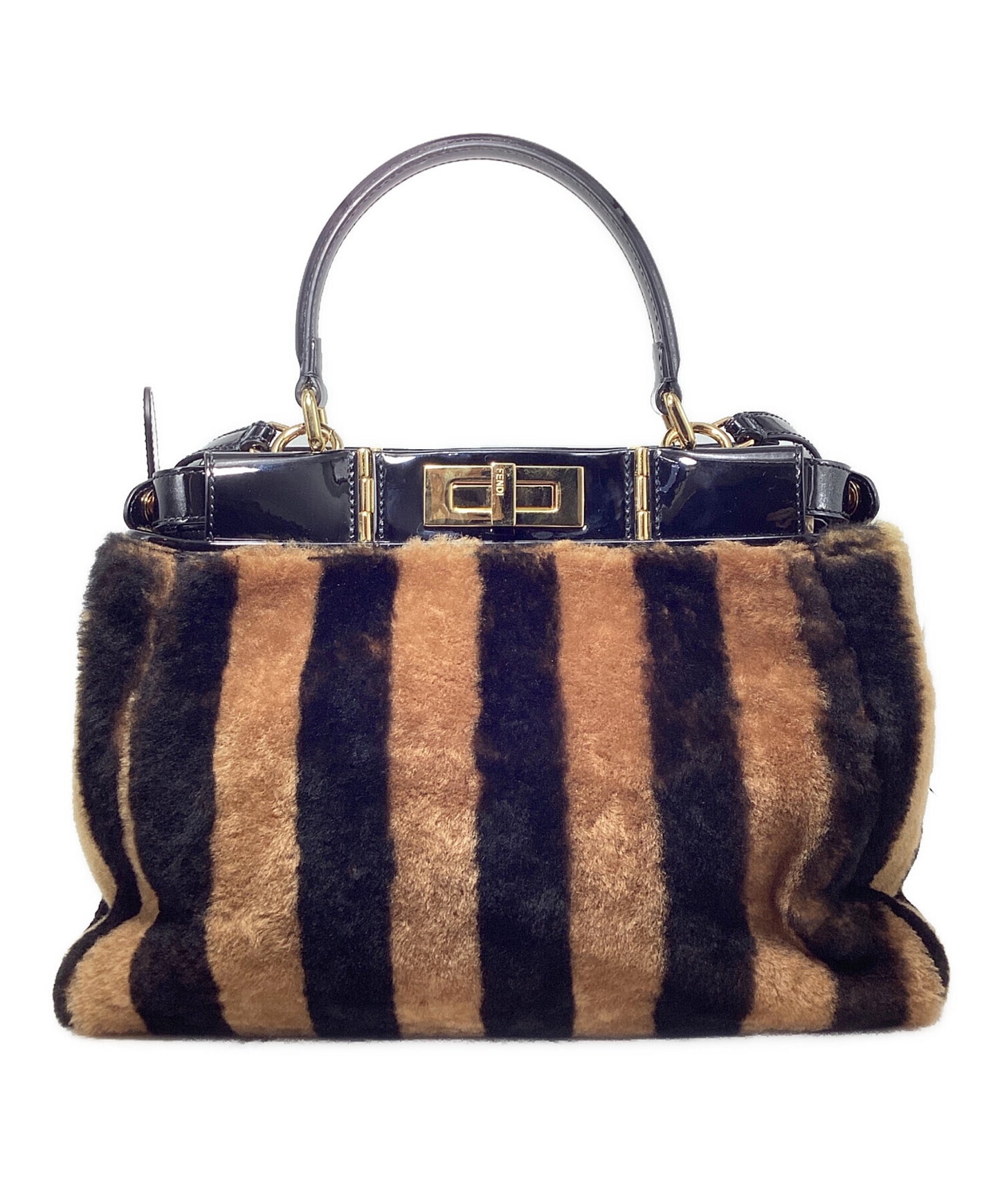 [Pre-owned] FENDI Peekaboo Regular Pecan 8BN290 A9Y2 F031L