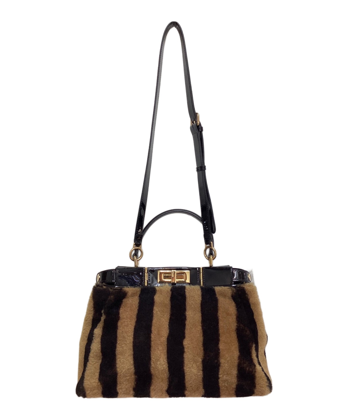 [Pre-owned] FENDI Peekaboo Regular Pecan 8BN290 A9Y2 F031L