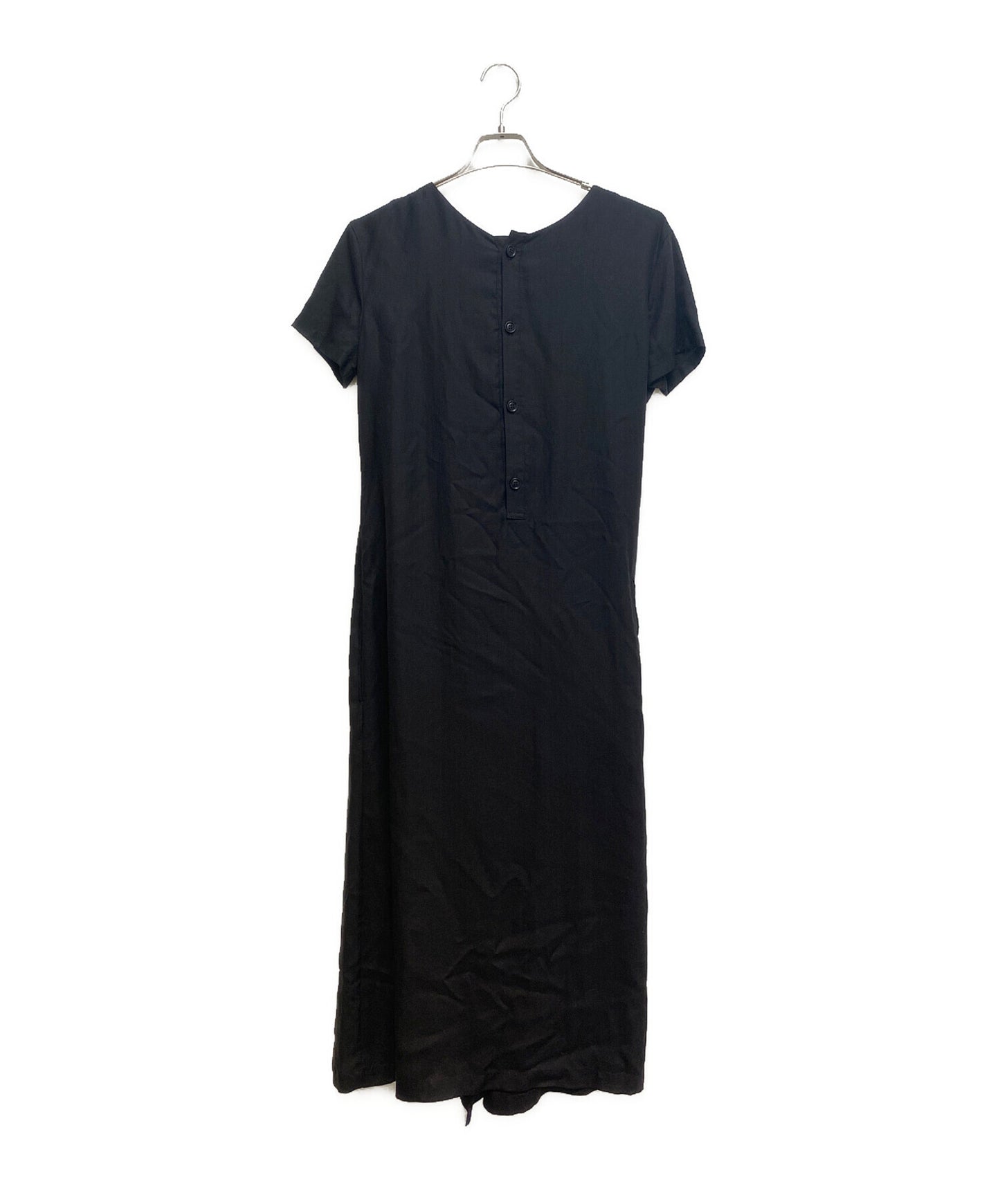 [Pre-owned] Y's CELLULOSE VIYELLA BACK TIE DRESS YS-D14-204