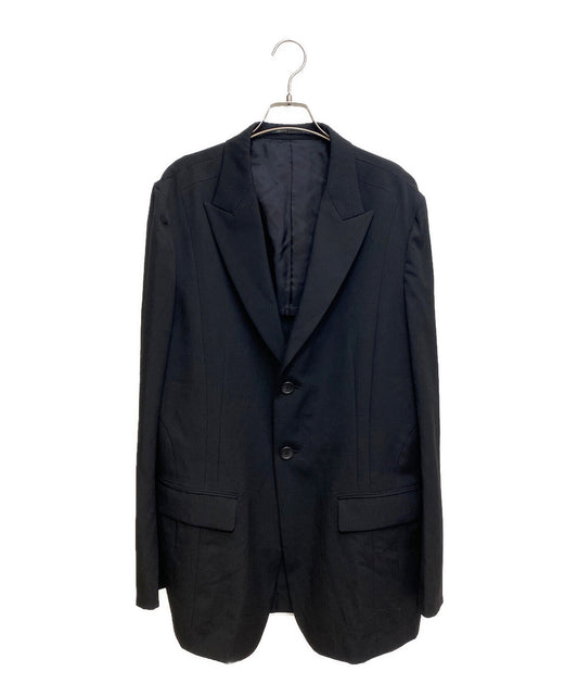 [Pre-owned] Yohji Yamamoto pour homme DUAL FABRIC GABARDINE PEAK LAPEL JACKET HS-J32-100