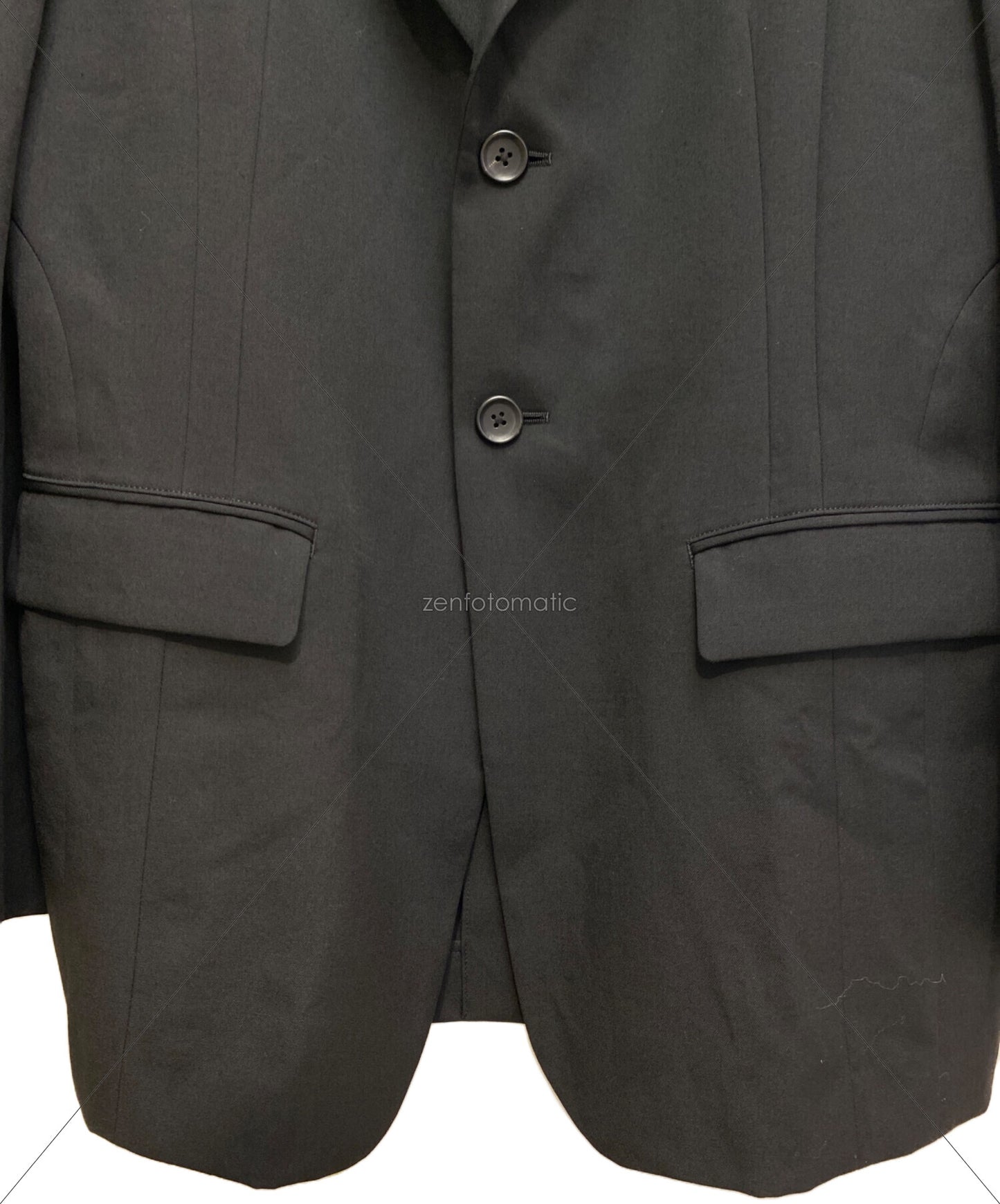 [Pre-owned] Yohji Yamamoto pour homme DUAL FABRIC GABARDINE PEAK LAPEL JACKET HS-J32-100