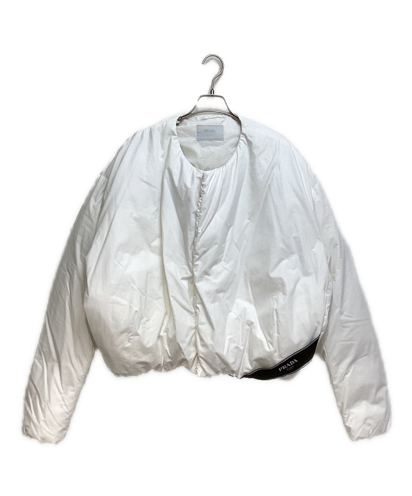 [Pre-owned] PRADA Cropped Cotton Down Blouson SGC376
