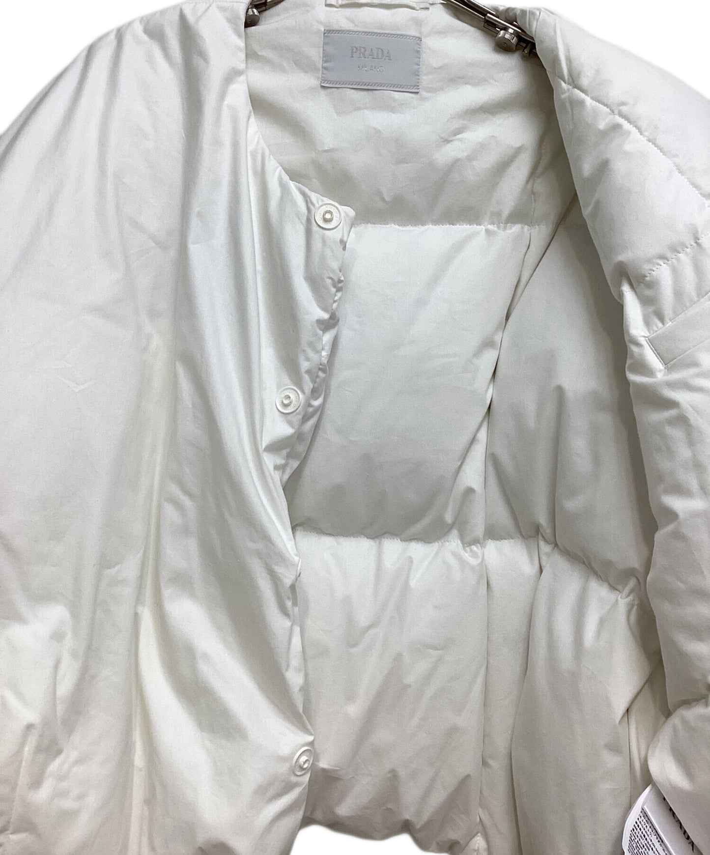 [Pre-owned] PRADA Cropped Cotton Down Blouson SGC376