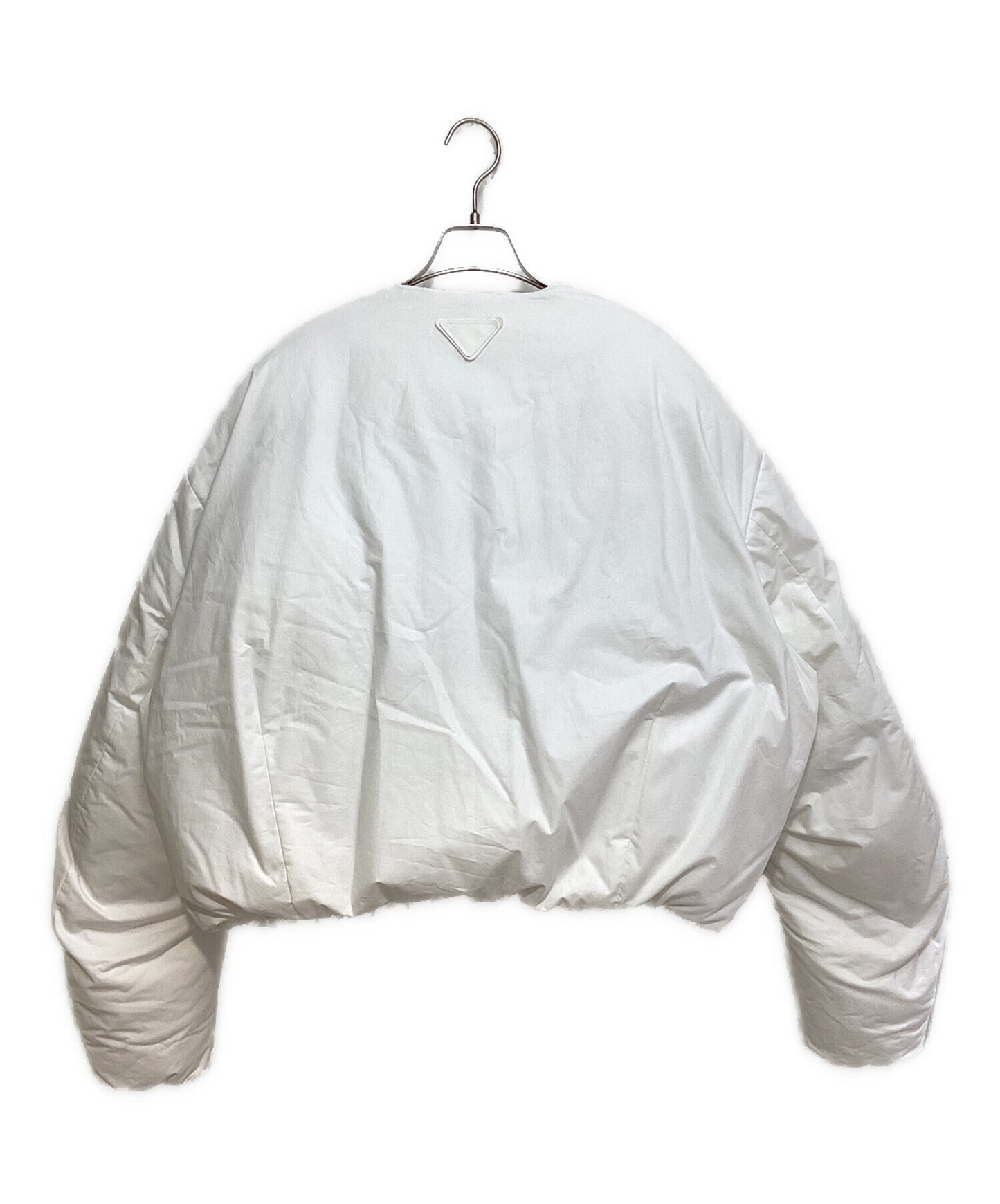 [Pre-owned] PRADA Cropped Cotton Down Blouson SGC376