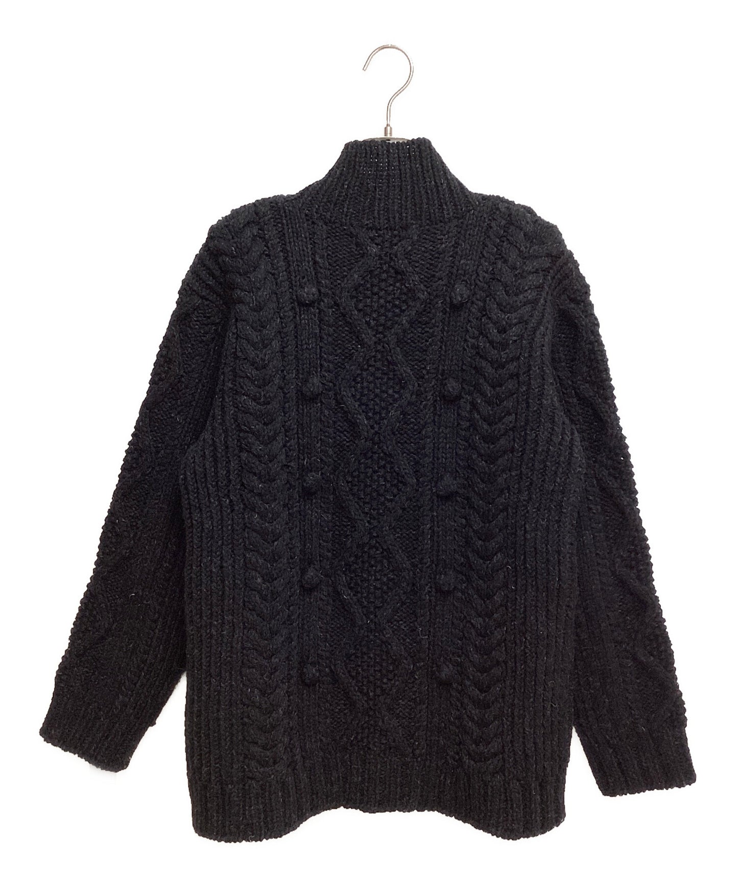 [Pre-owned] Y's HAND-KNITTED ALLAN PATTERN HIGH NECK PULLOVER YX-K97-589